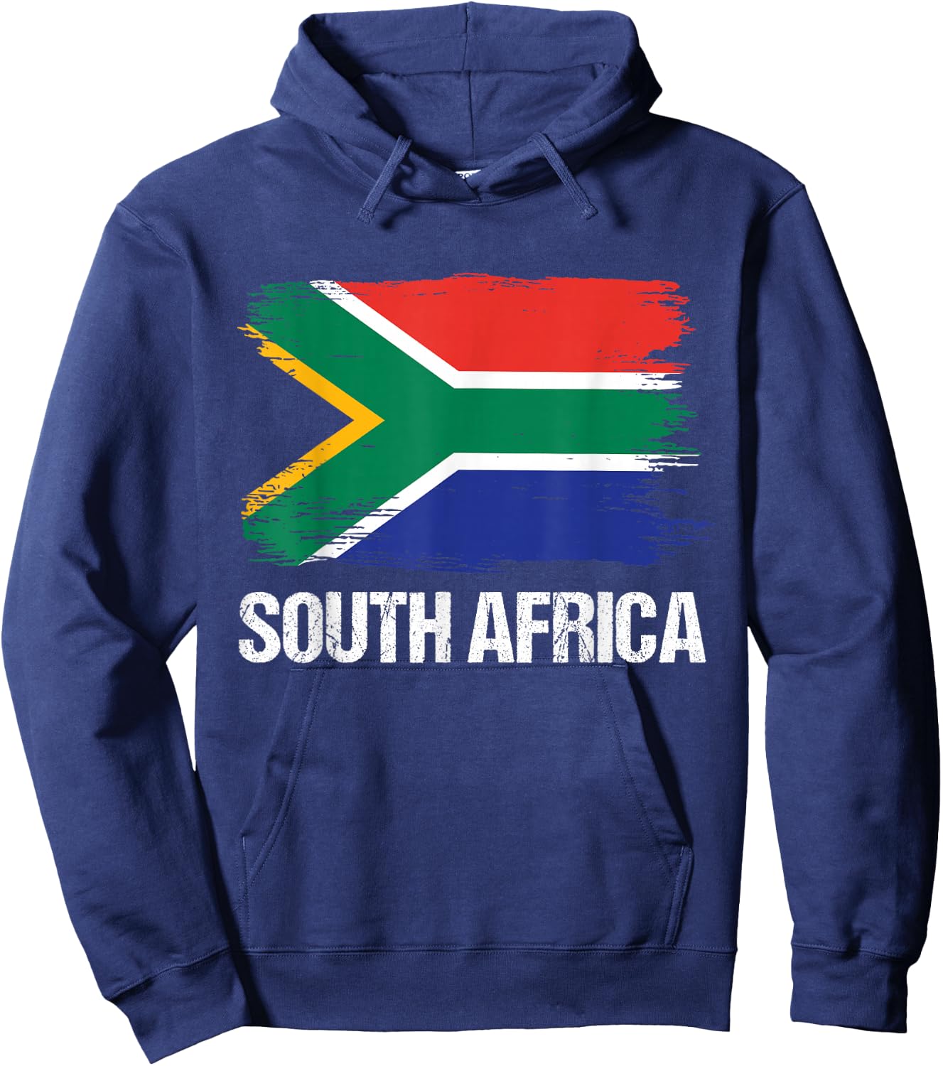 South Africa Flag Pride Patriotic Born South African Gift Hoodie - Hoodie | Navy