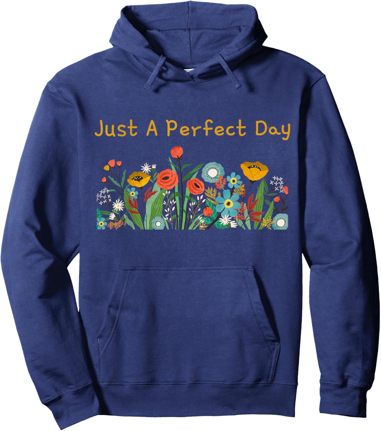 Just A Perfect Day Flower Hoodie - Hoodie | Navy