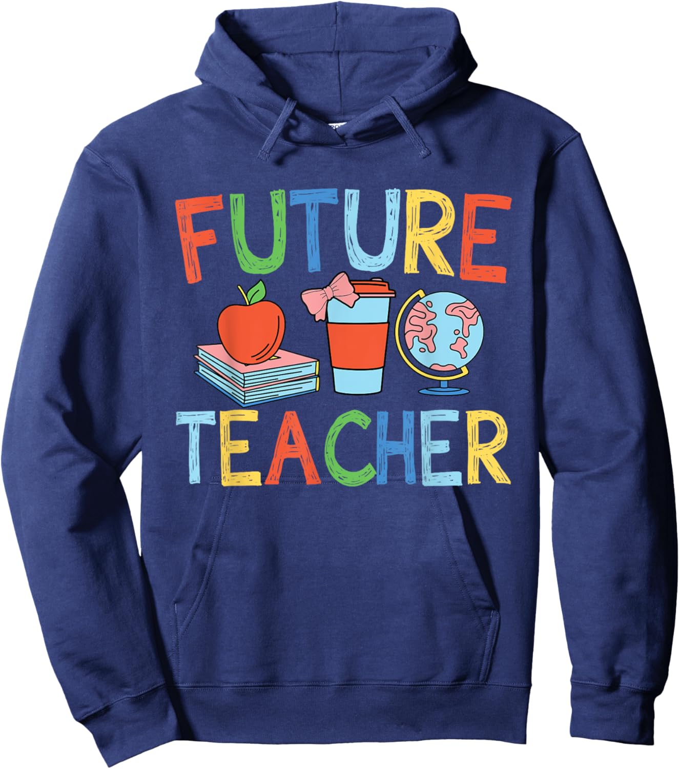 Future Teacher Costume for Kids Girls Boys Men Women Hoodie - Hoodie | Navy