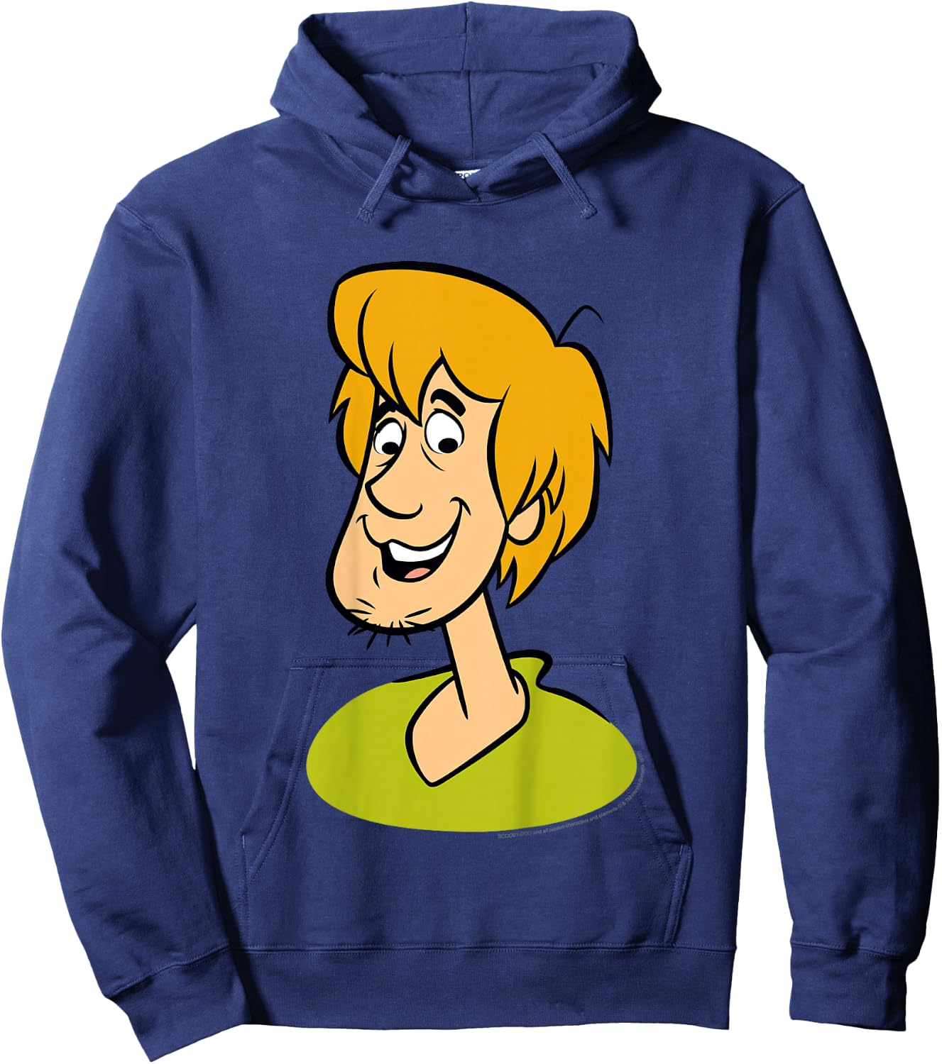 Kids Scooby Doo Shaggy Large Portrait Hoodie - Hoodie | Navy