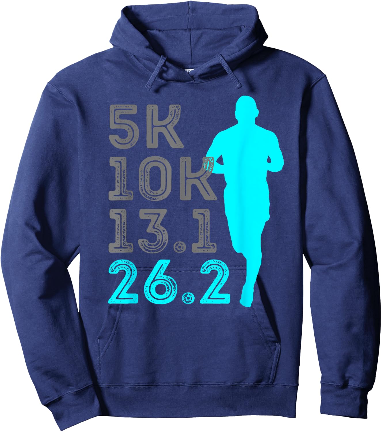 Marathon Running Finisher 5k 10k 13.1 26.2 Chicago NY Hoodie - Hoodie | Navy