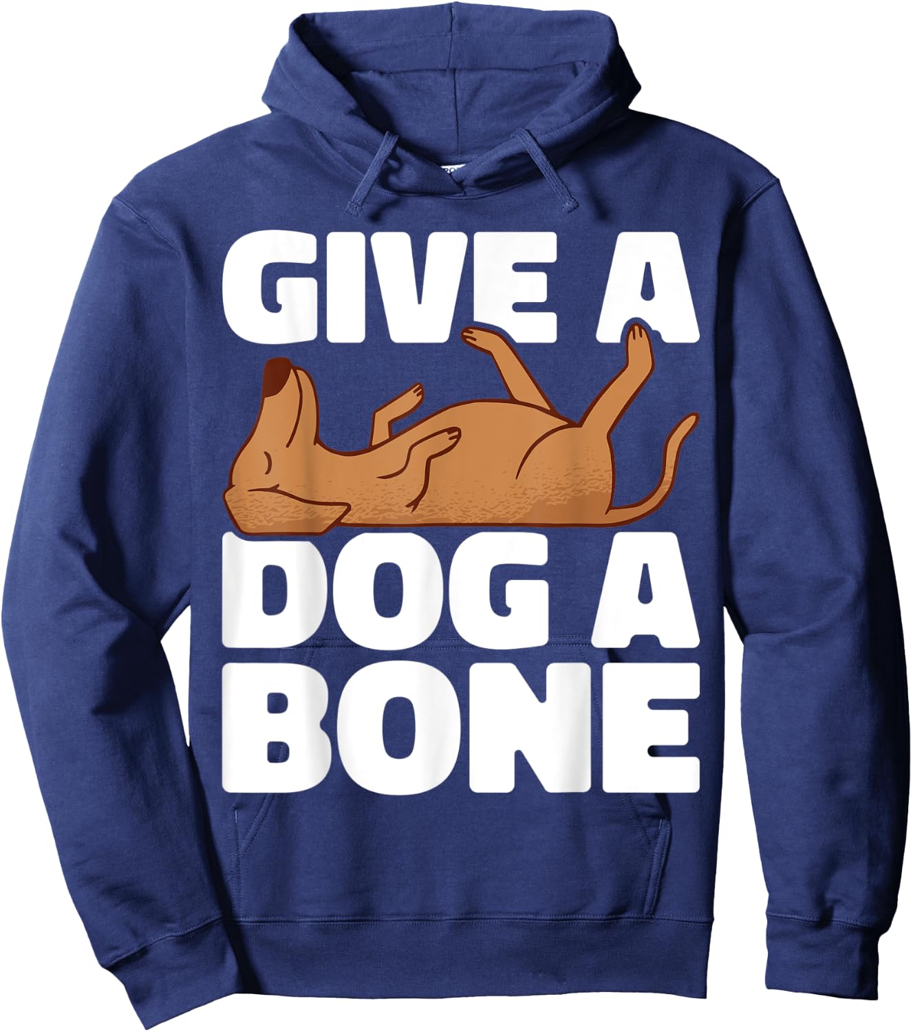 Give a dog a bone Animal Lover Pet Store Dog Pet Women Kids Hoodie - Hoodie | Navy