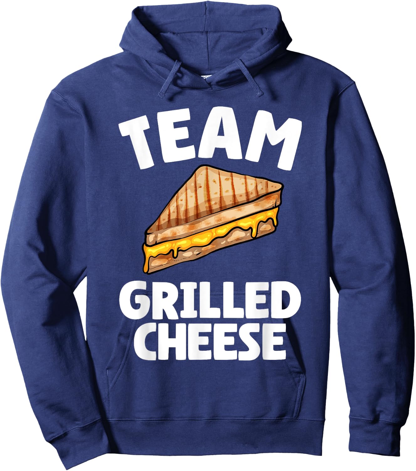 Grilled Cheese Design Women Grilled Cheese Sandwich Hoodie - Hoodie | Navy