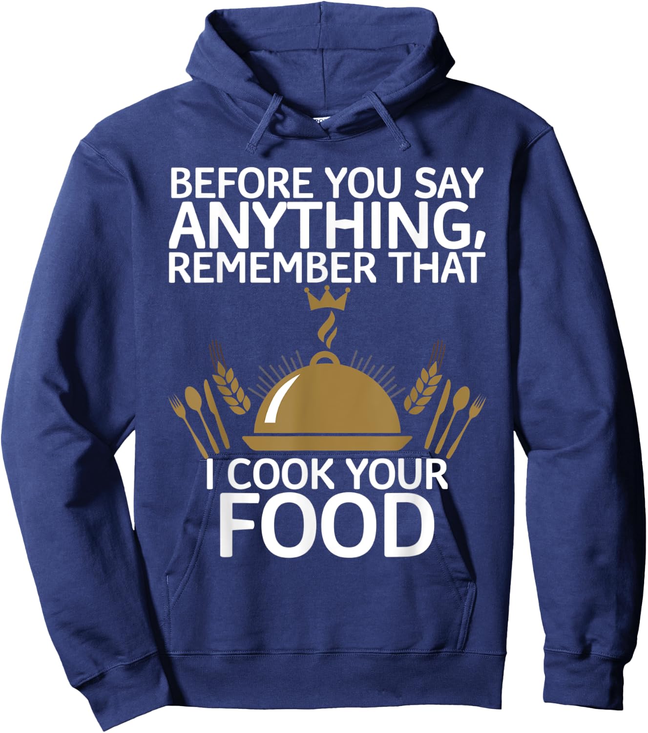 Funny Retro Vintage Chinese Cooking I Cook Your Food Hoodie - Hoodie | Navy