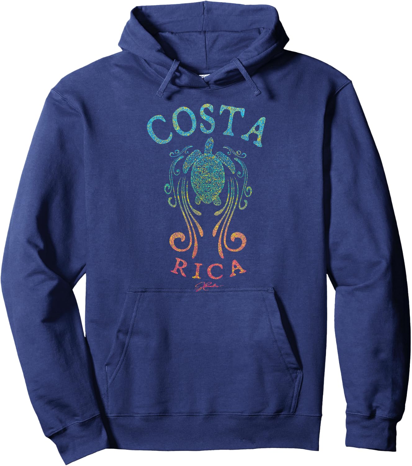JCombs Costa Rica Sea Turtle Hoodie - Hoodie | Navy