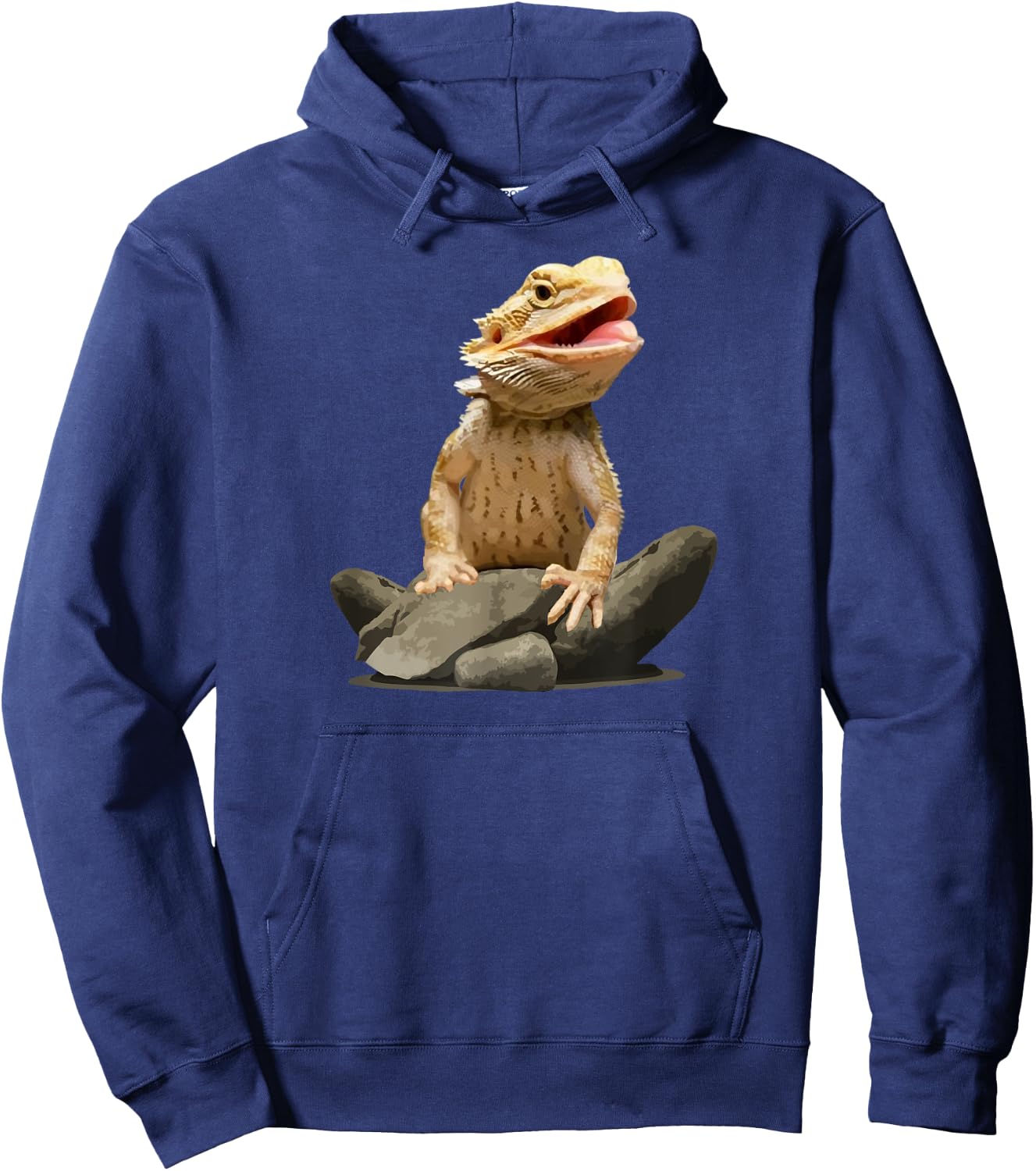 Bearded Dragon Shirt Youth Gecko Lizard Animal Hoodie - Hoodie | Navy