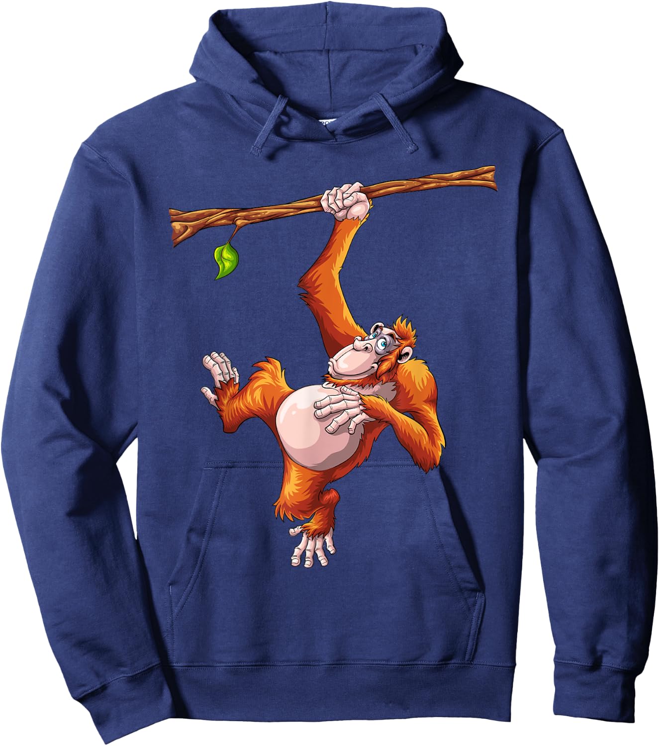 Cool Orangutan Art Women Kids Orangutan Apes Lover Hoodie - Hoodie | Navy
