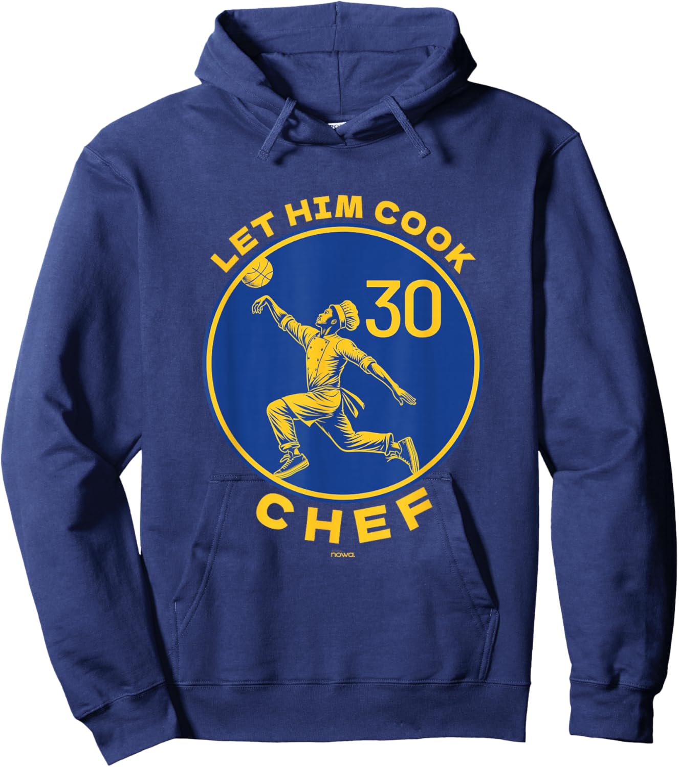 Let the Chef Cook Funny Basketball Court Legend Motivation Hoodie - Hoodie | Navy