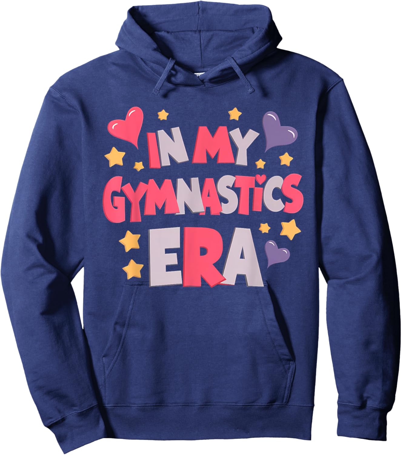 Funny Sports in My Gymnastics Era Gymnast | Girls & Hoodie - Hoodie | Navy