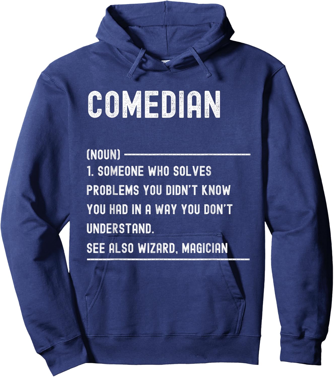 Comedian Definition Shirts Funny Job Title Hoodie - Hoodie | Navy