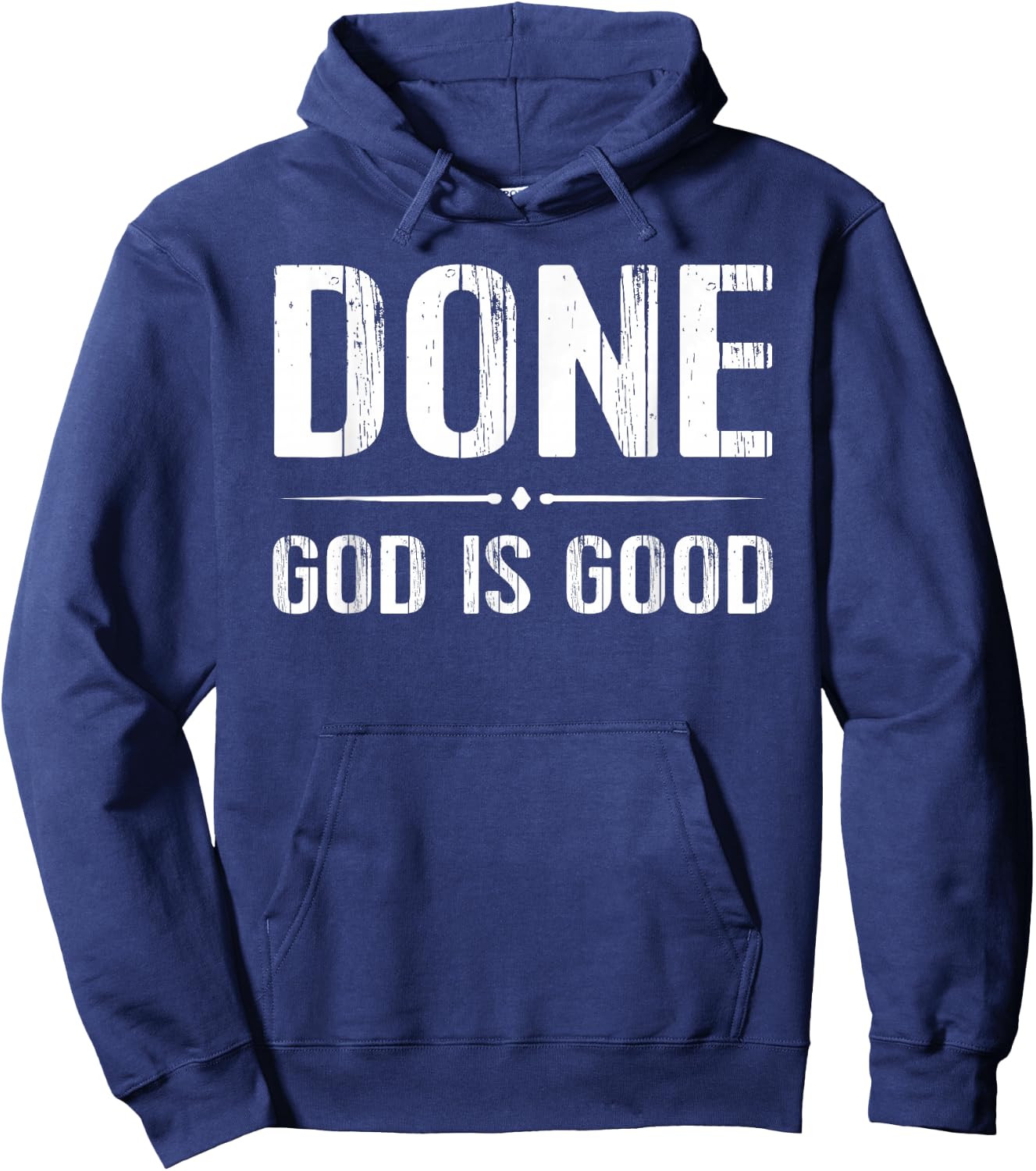 Done Finish End Chemo God Good Cancer Hoodie - Hoodie | Navy