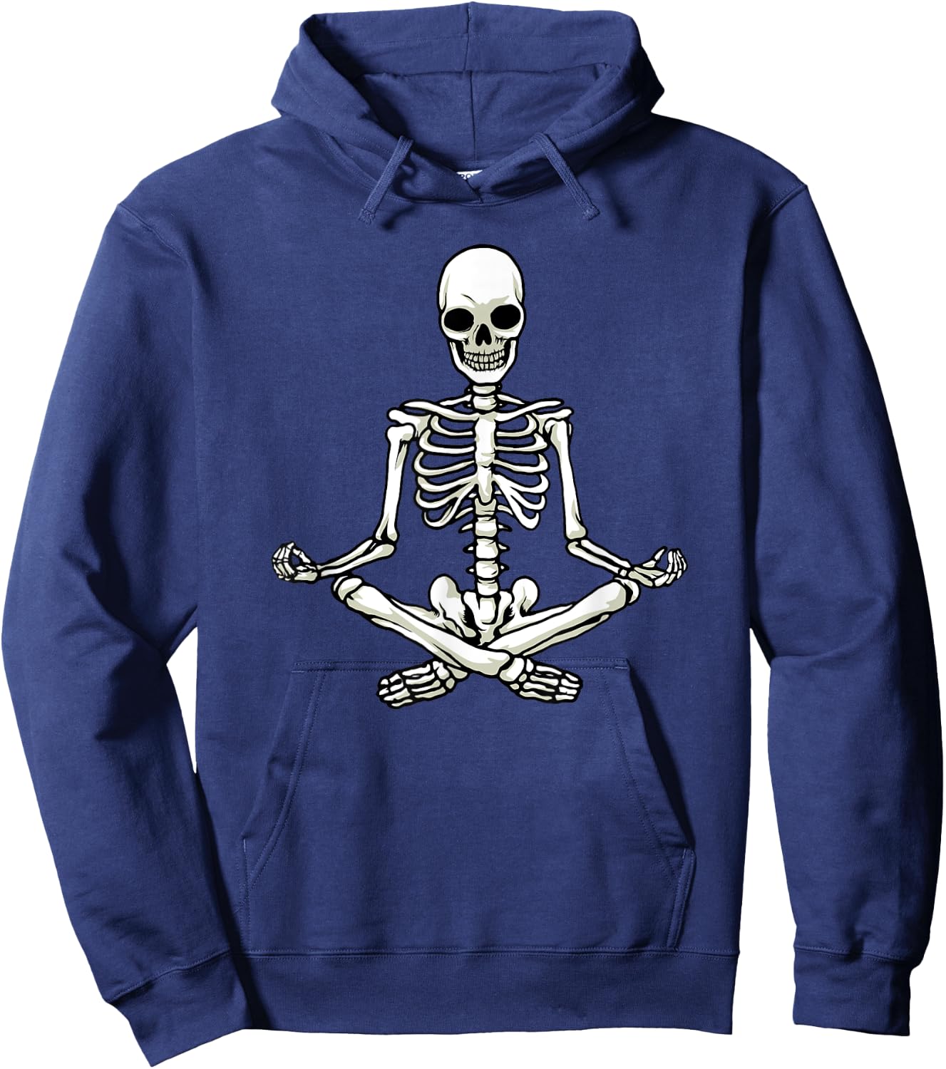 Yoga Skeleton Hoodie - Hoodie | Navy