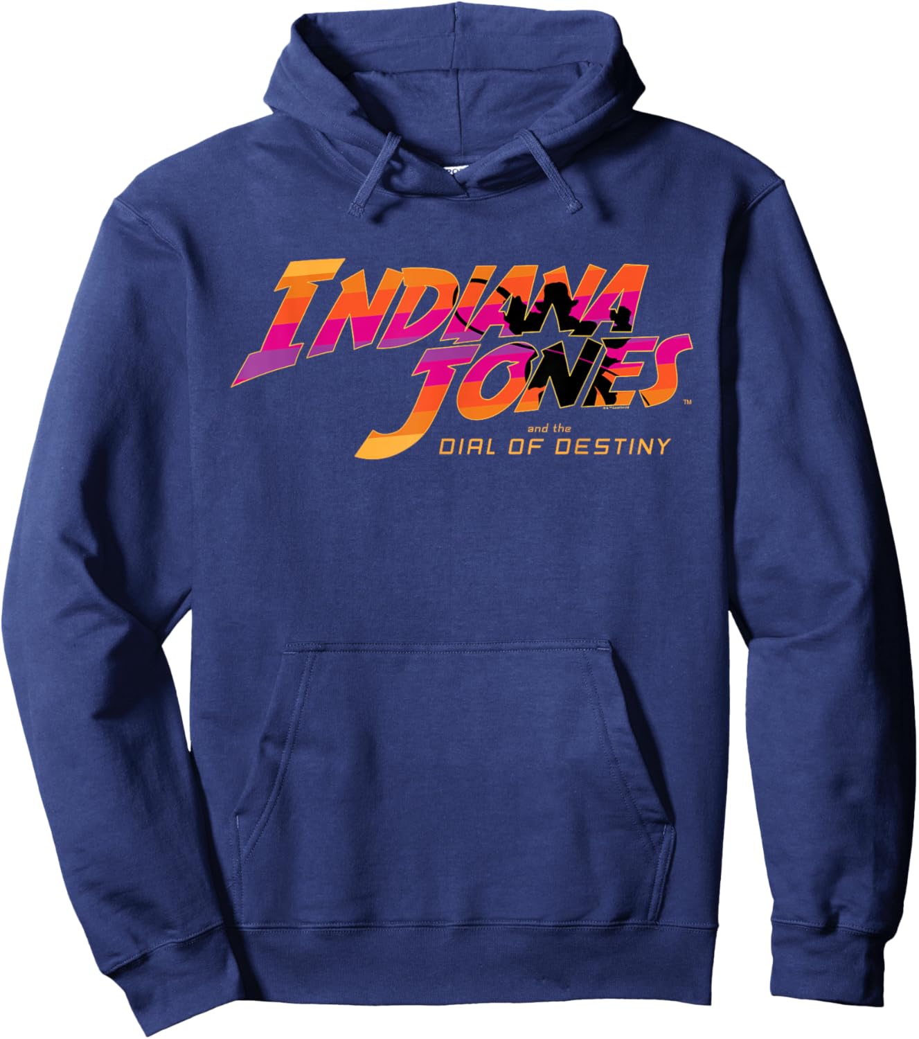 Lucasfilm Indiana Jones and The Dial of Destiny ‘60s Logo Hoodie - Hoodie | Navy