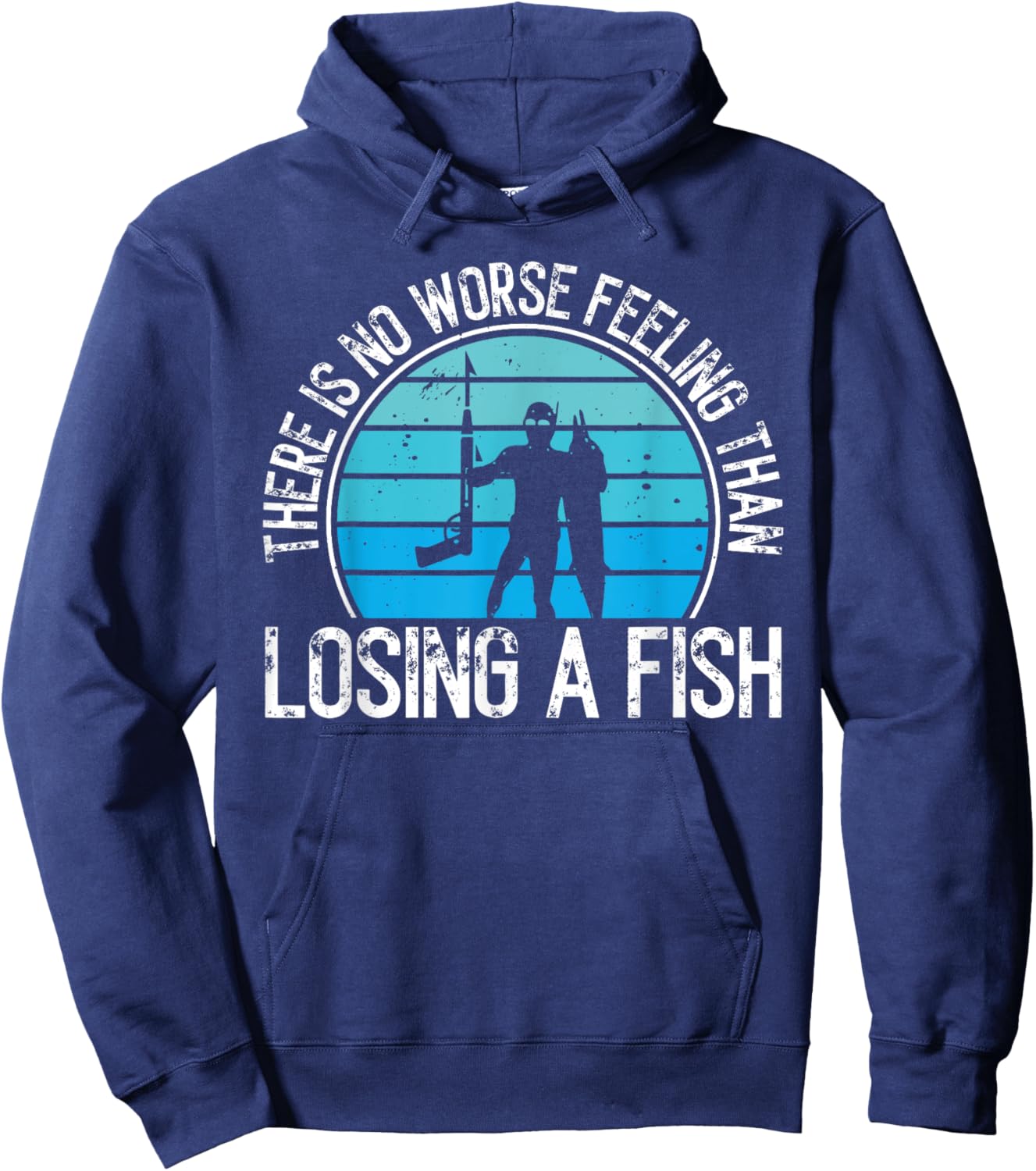 Spearfishing Equipment Spearing Speargun for Spearfisher Hoodie - Hoodie | Navy