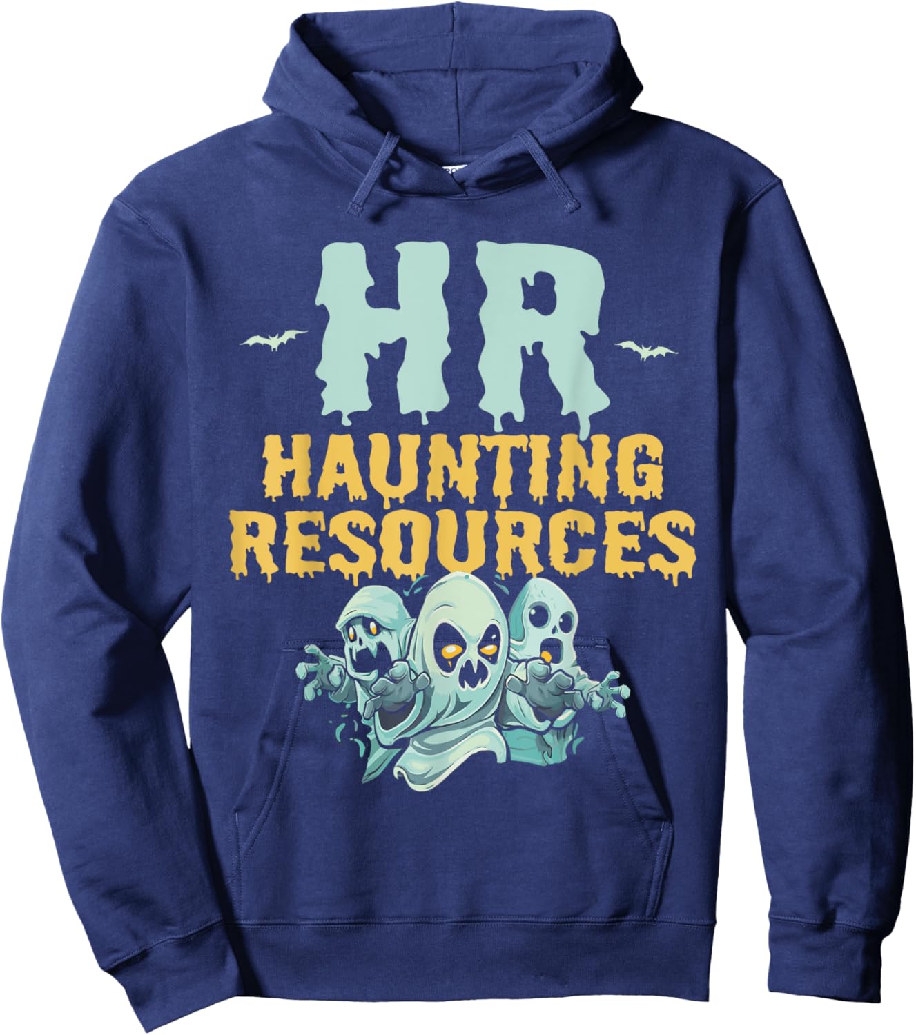 Halloween HR Human Resources Management Officer Funny Hoodie - Hoodie | Navy