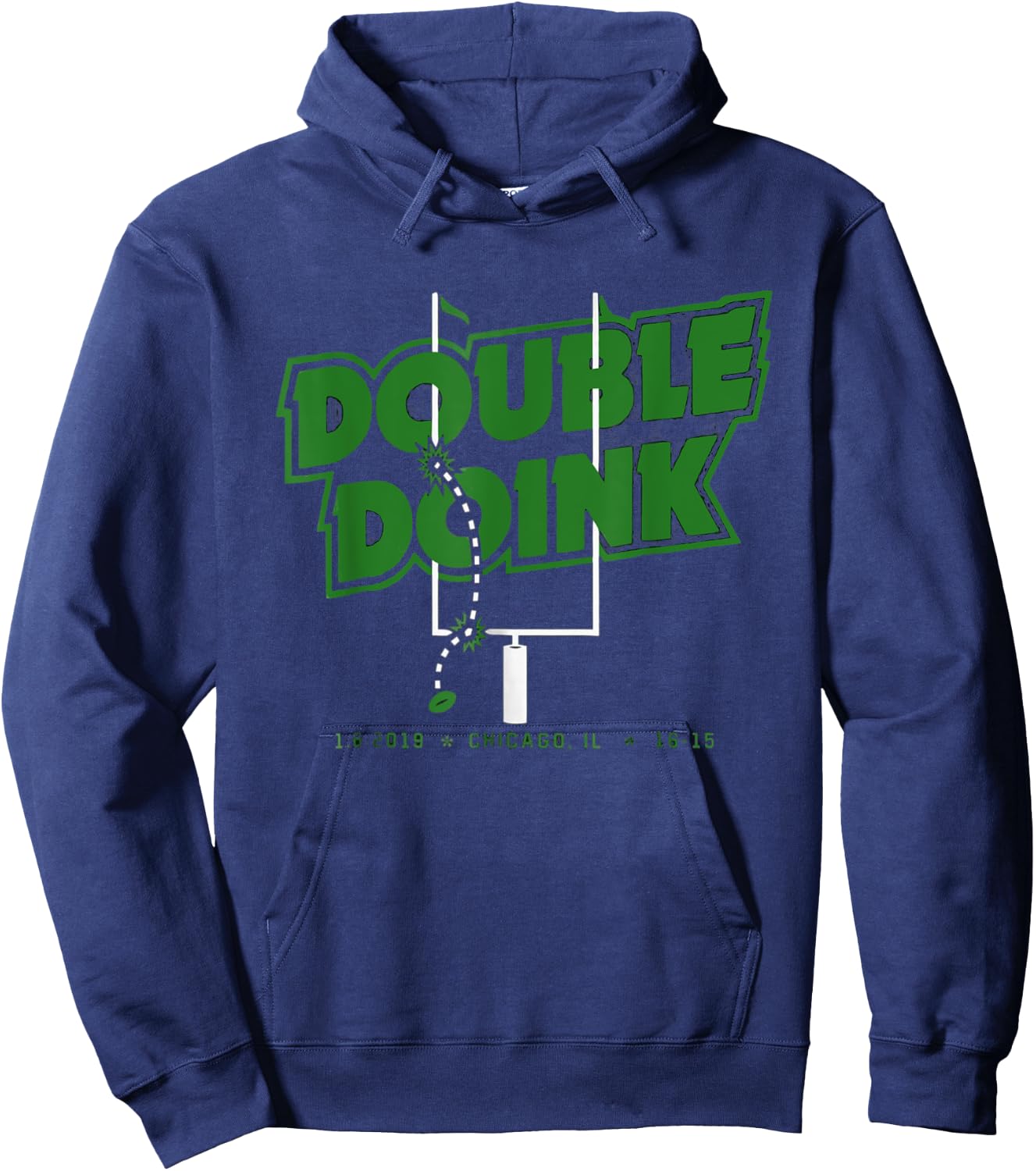 Double Doink T Shirt Hoodie - Hoodie | Navy