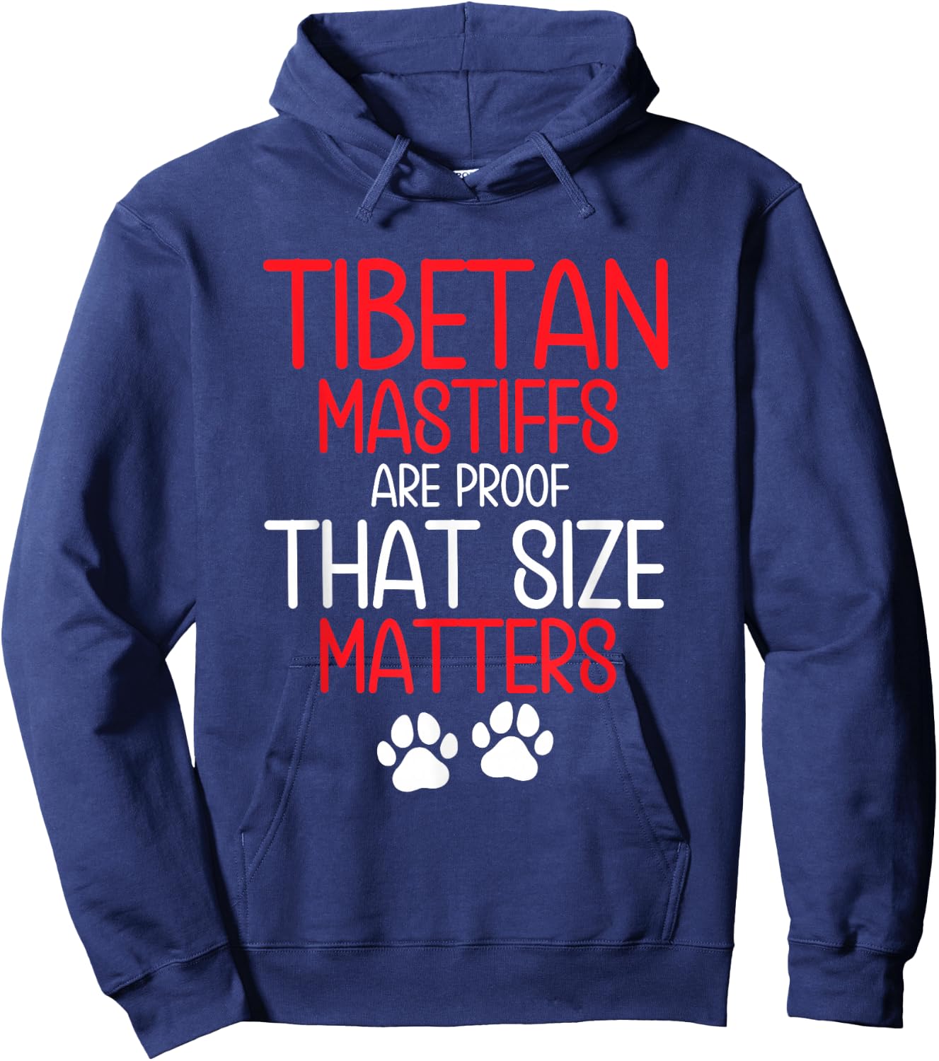 Tibetan Mastiff Food Dog Toys Dog Bed Tibetan Mastiff Hoodie - Hoodie | Navy