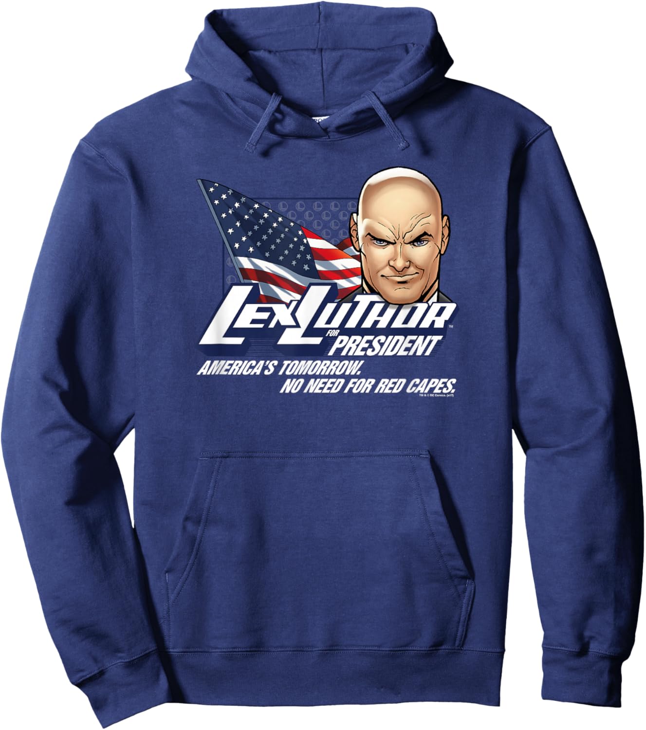Superman Lex Luthor for President Hoodie - Hoodie | Navy