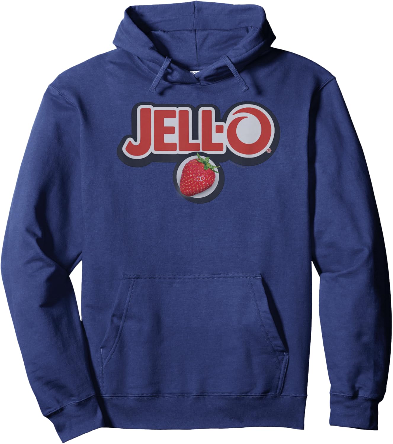 Jell-O Strawberry Vintage Snack Classic Logo Hoodie - Hoodie | Navy