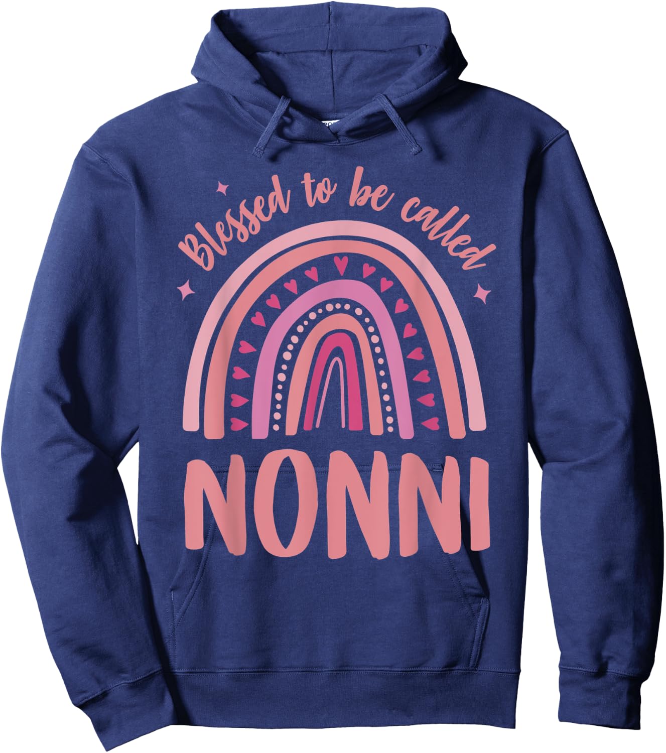 Blessed to be called Nonni idea Mothers Day Nonni Hoodie - Hoodie | Navy