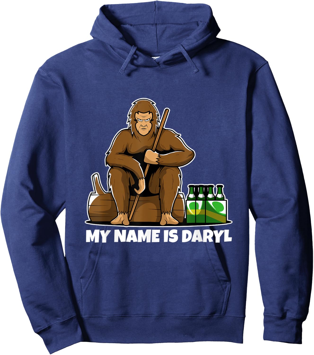 My Name is Daryl Bigfoot Hoodie - Hoodie | Navy