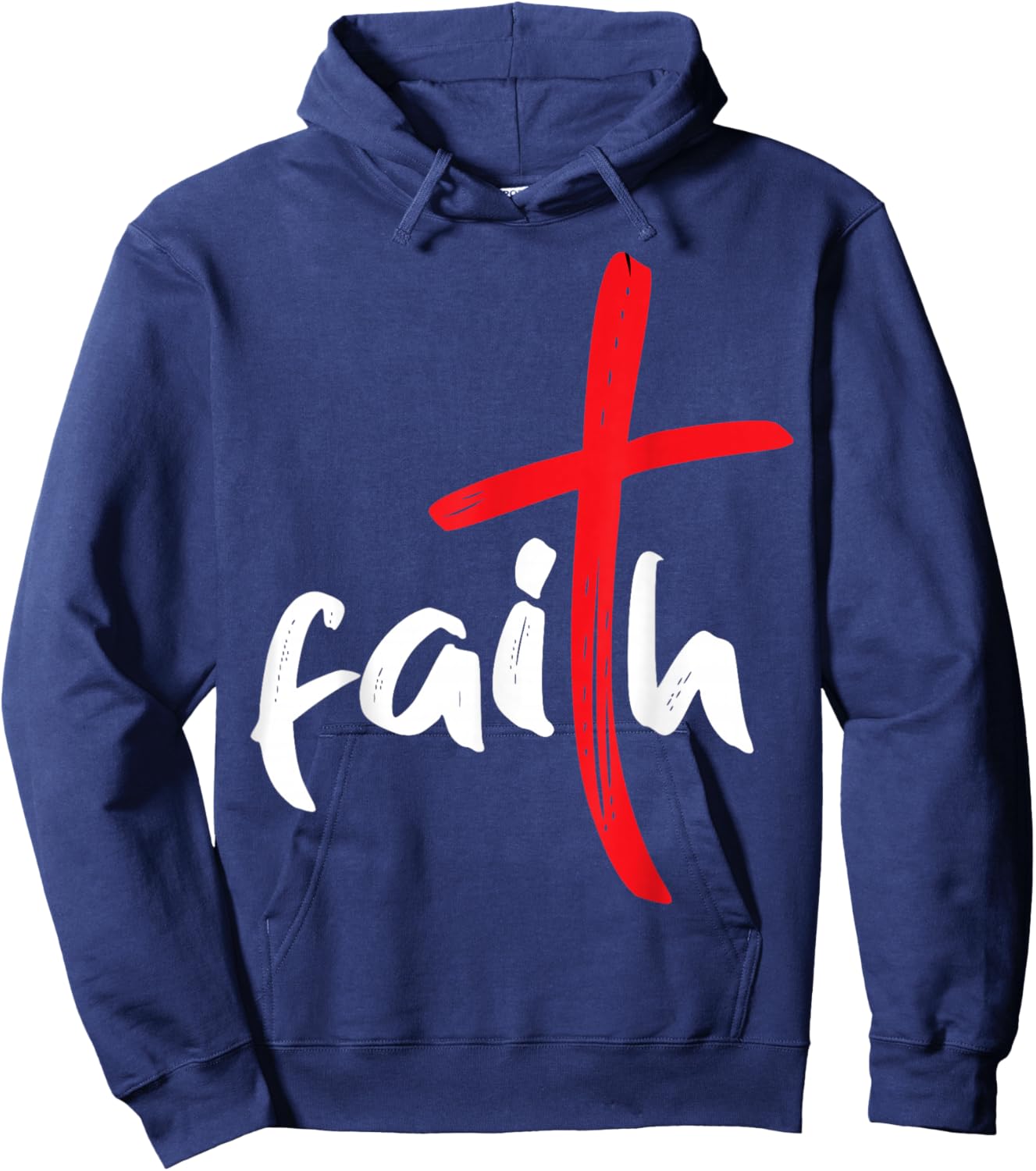 Cross Christian Bible John 3:16 Hoodie - Hoodie | Navy