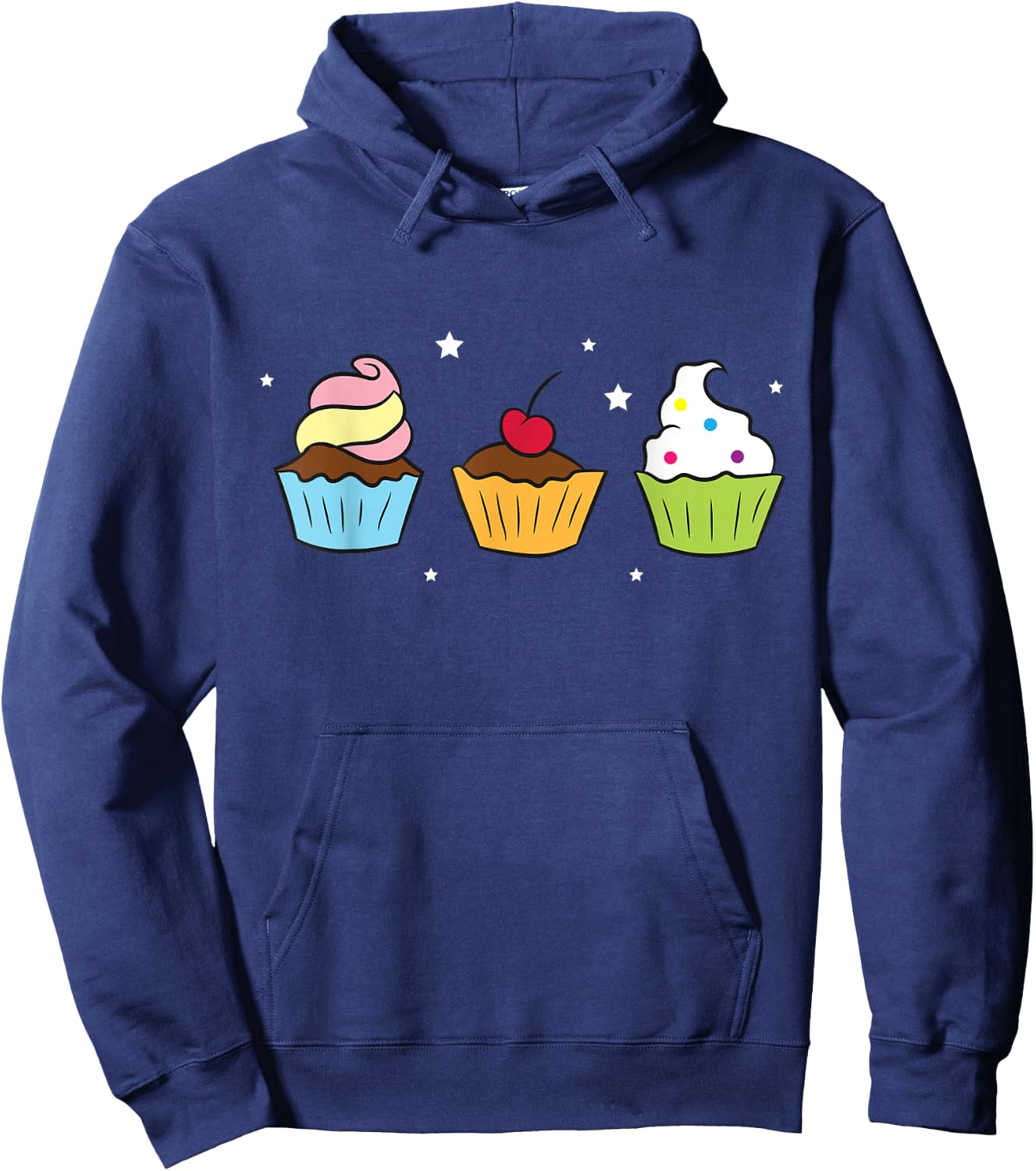 Cupcakes Baking Sweet Cupcakes Sweet Cupcake Baking Hoodie - Hoodie | Navy