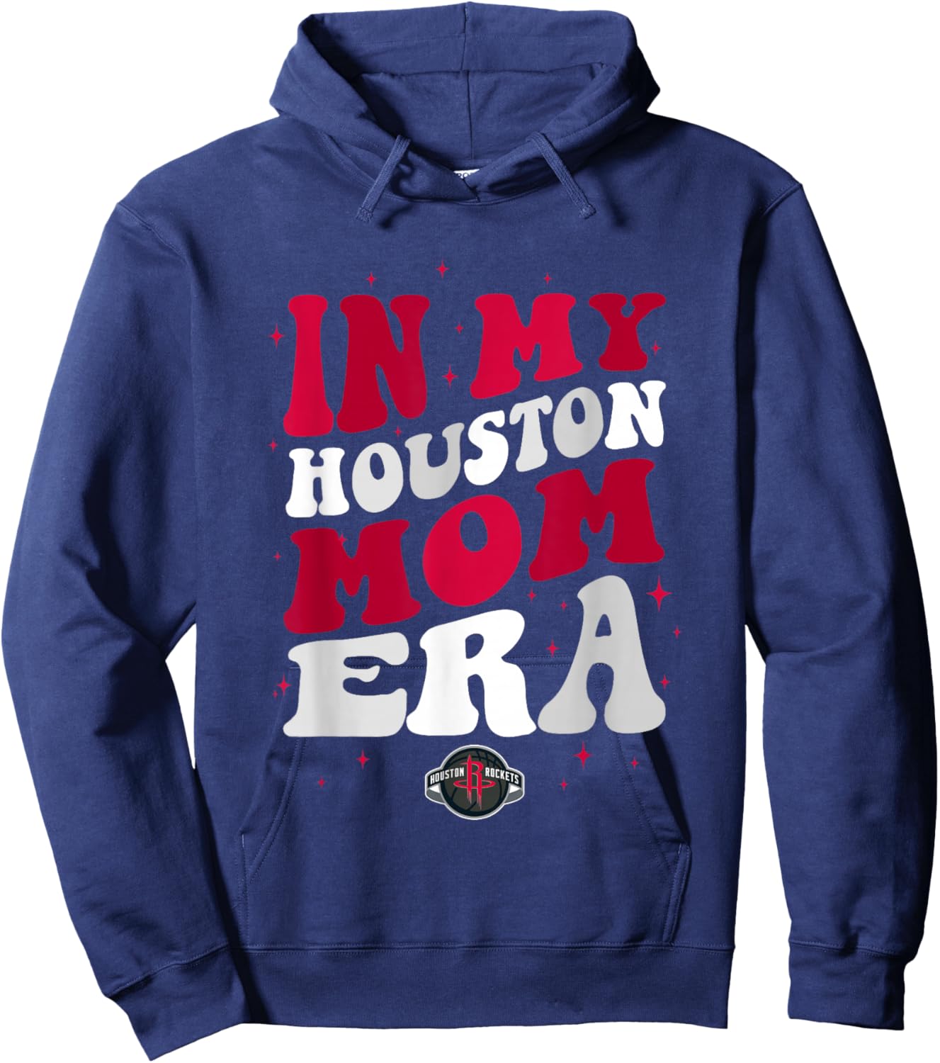 NBA Houston Rockets In My Houston Mom Era Logo Hoodie - Hoodie | Navy