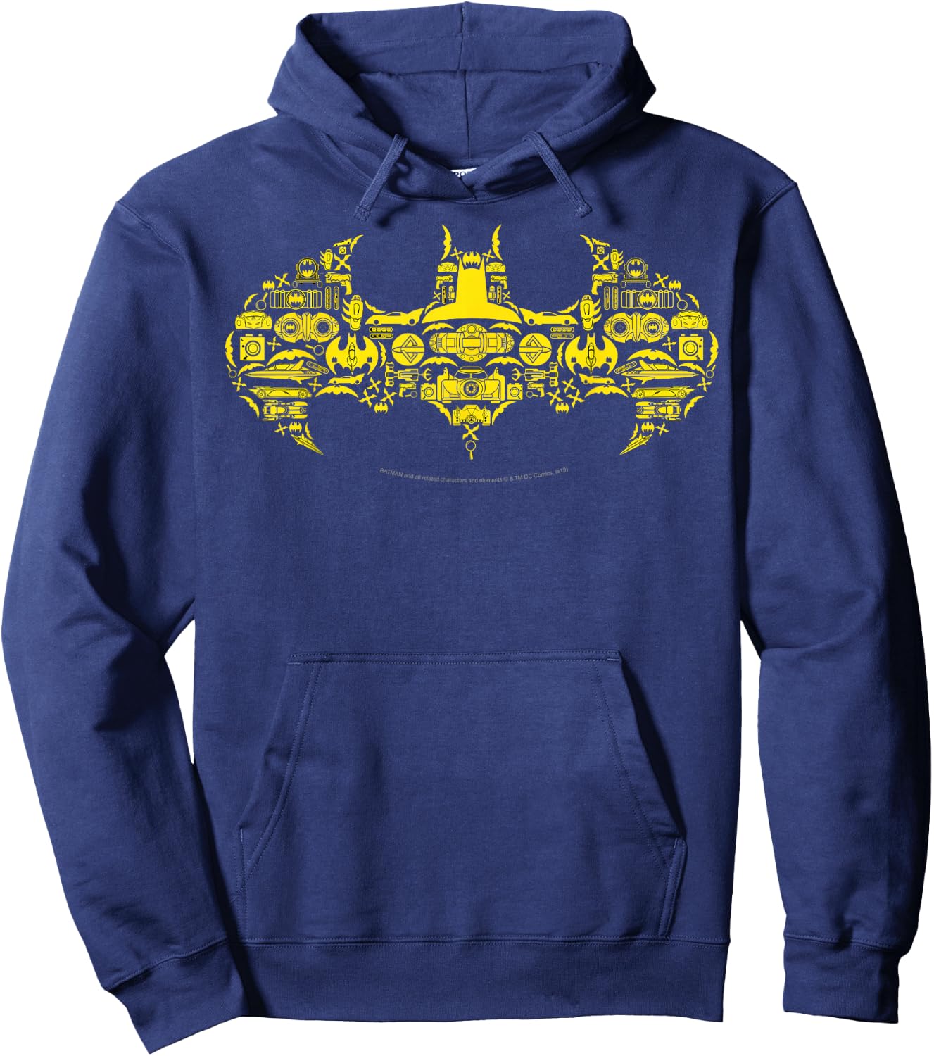 DC Comics Batman Gadgets Classic Logo Hoodie - Hoodie | Navy