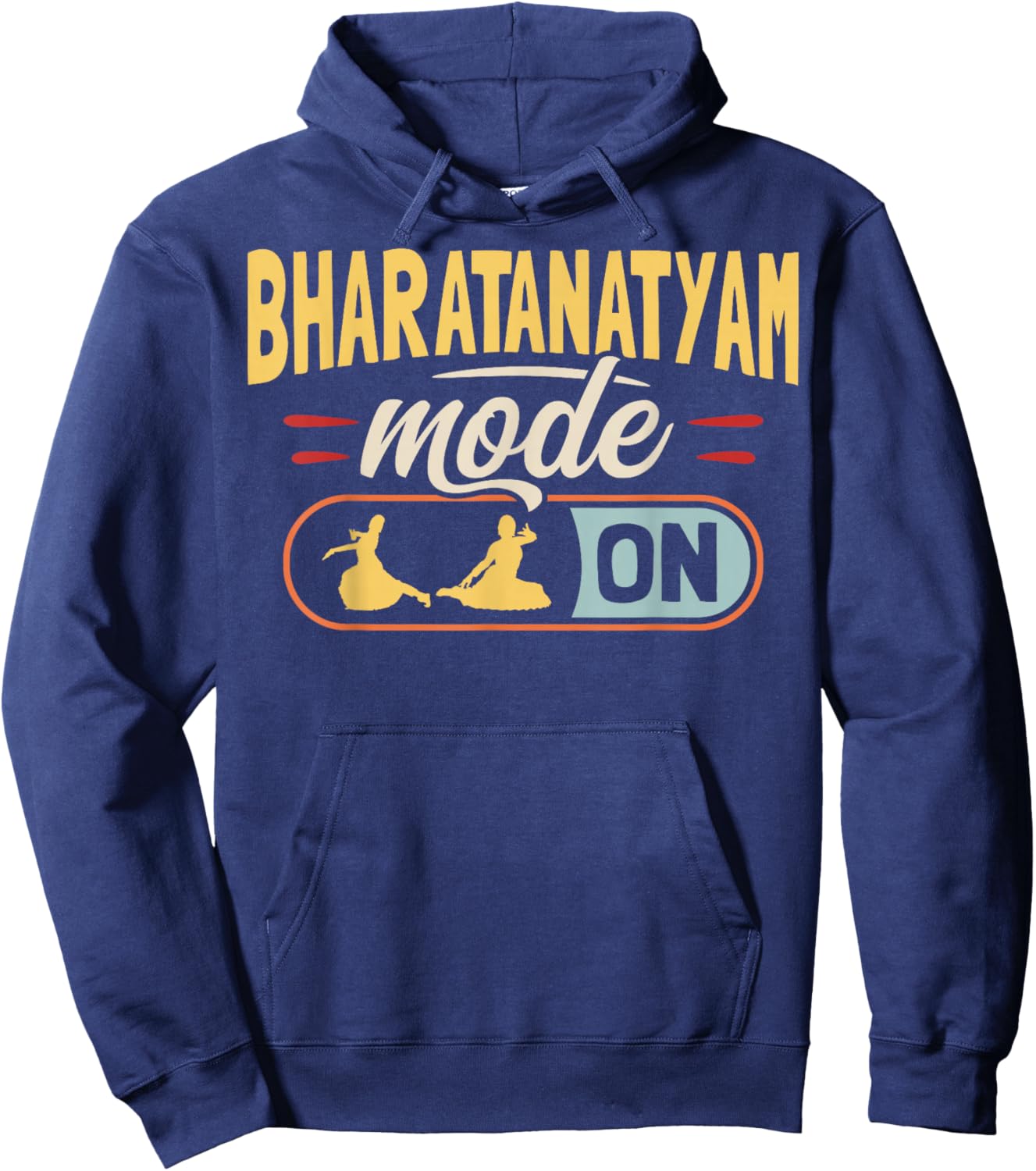 Bharatanatyam Mode On Design for a Bharatanatyam dancer Hoodie - Hoodie | Navy