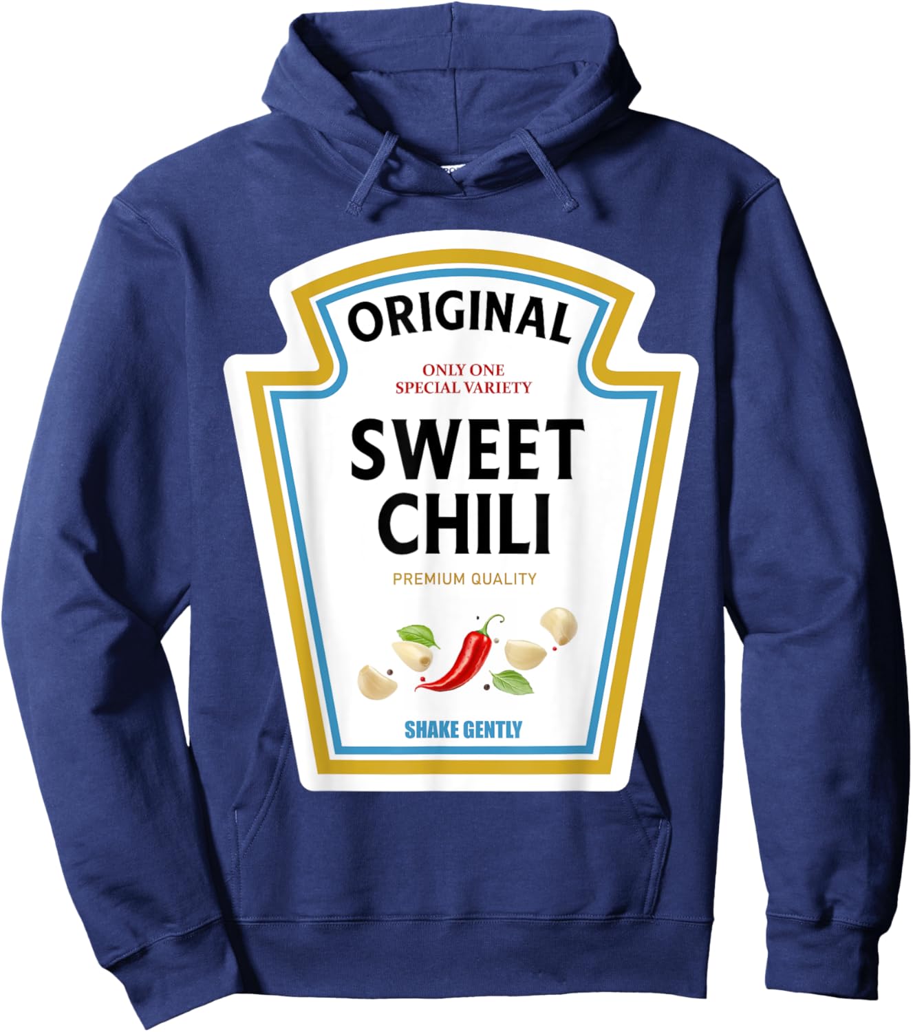 Sweet Chili Halloween 2024 Costume Family Matching Ketchup Hoodie - Hoodie | Navy