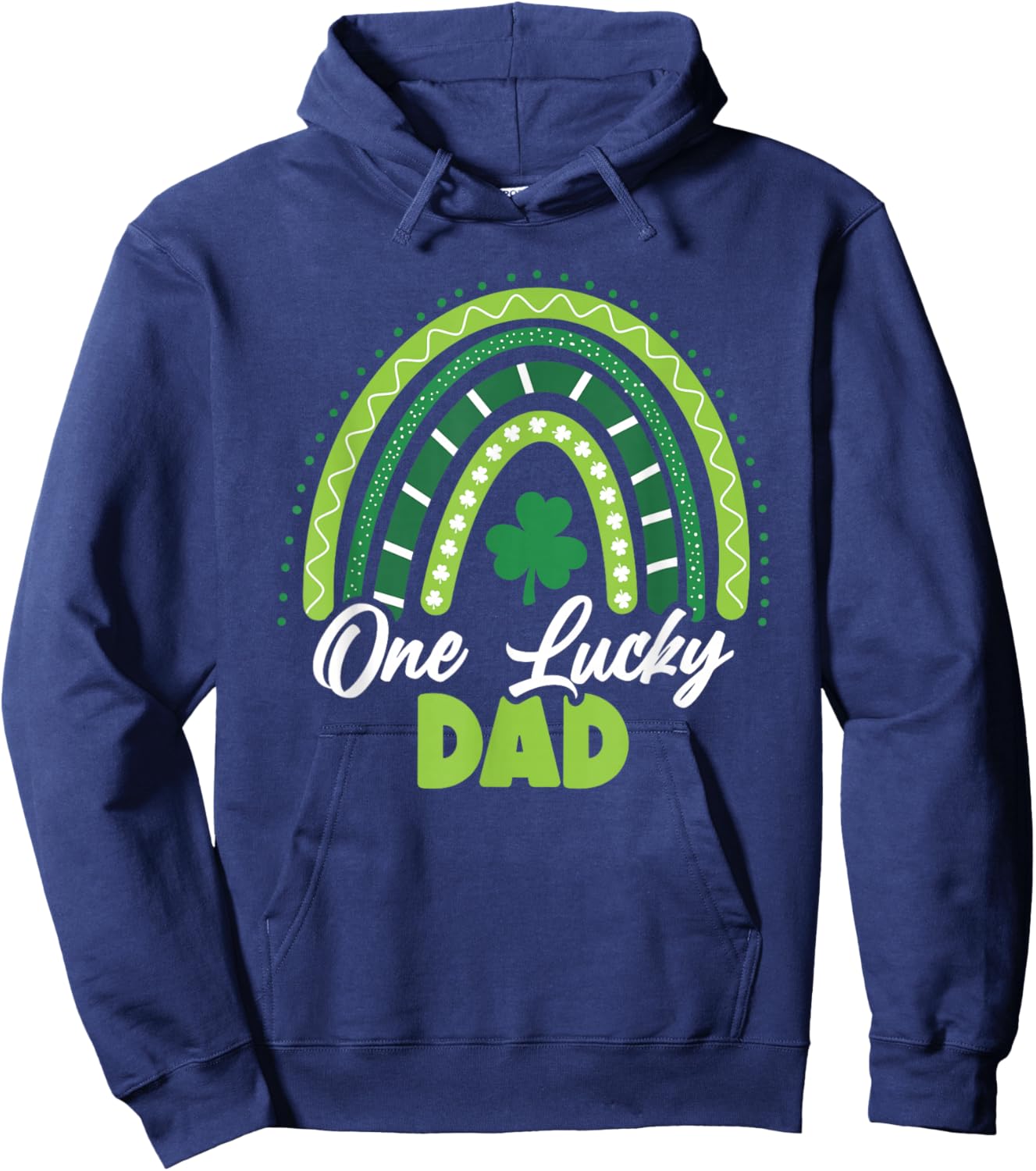 St Patricks Day One Lucky Dad Hoodie - Hoodie | Navy