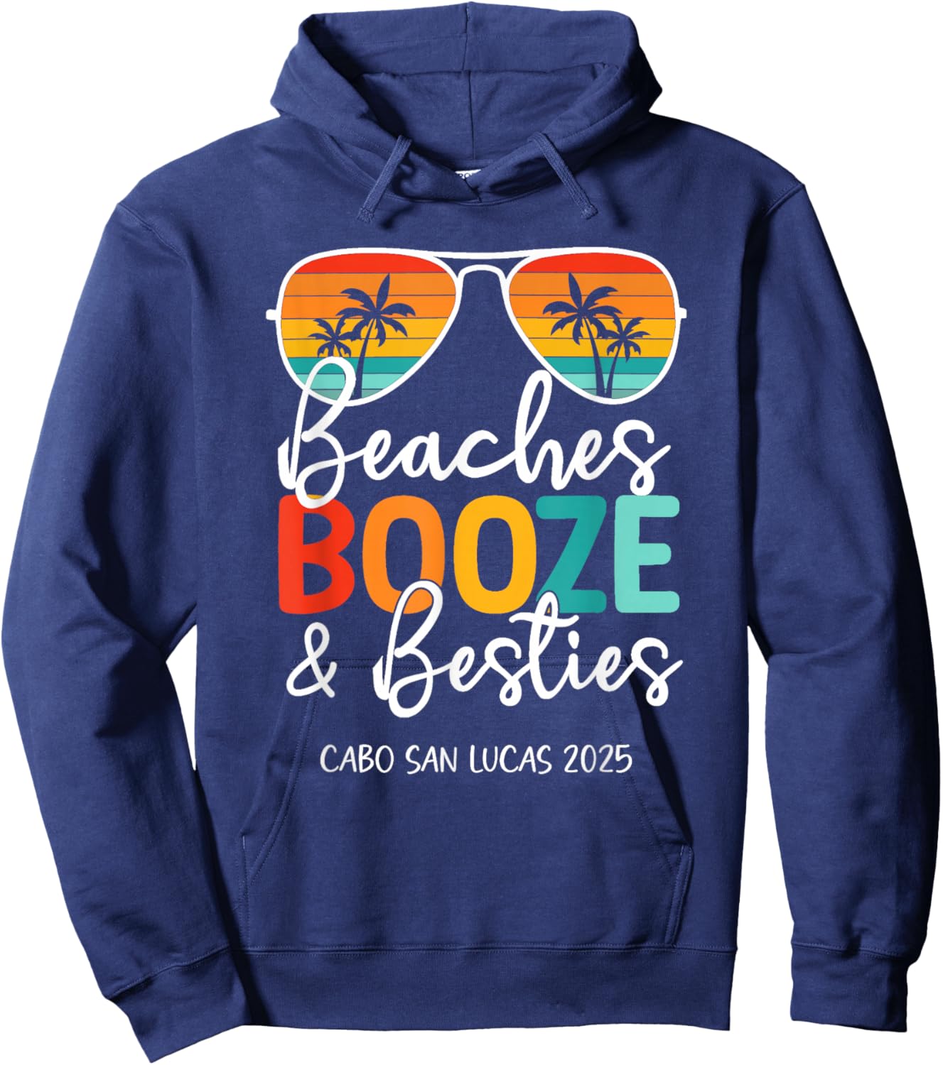 Girls Trip 2025 Cabo San Lucas Mexico Weekend Summer Hoodie - Hoodie | Navy