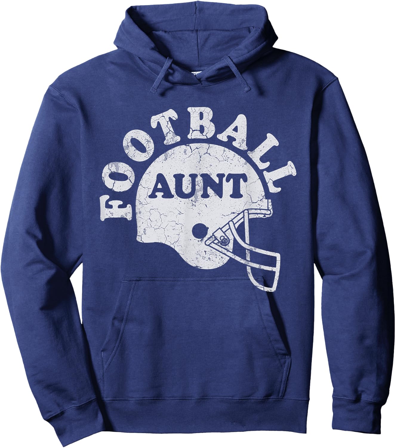 Football Aunt Sports Family Hoodie - Hoodie | Navy