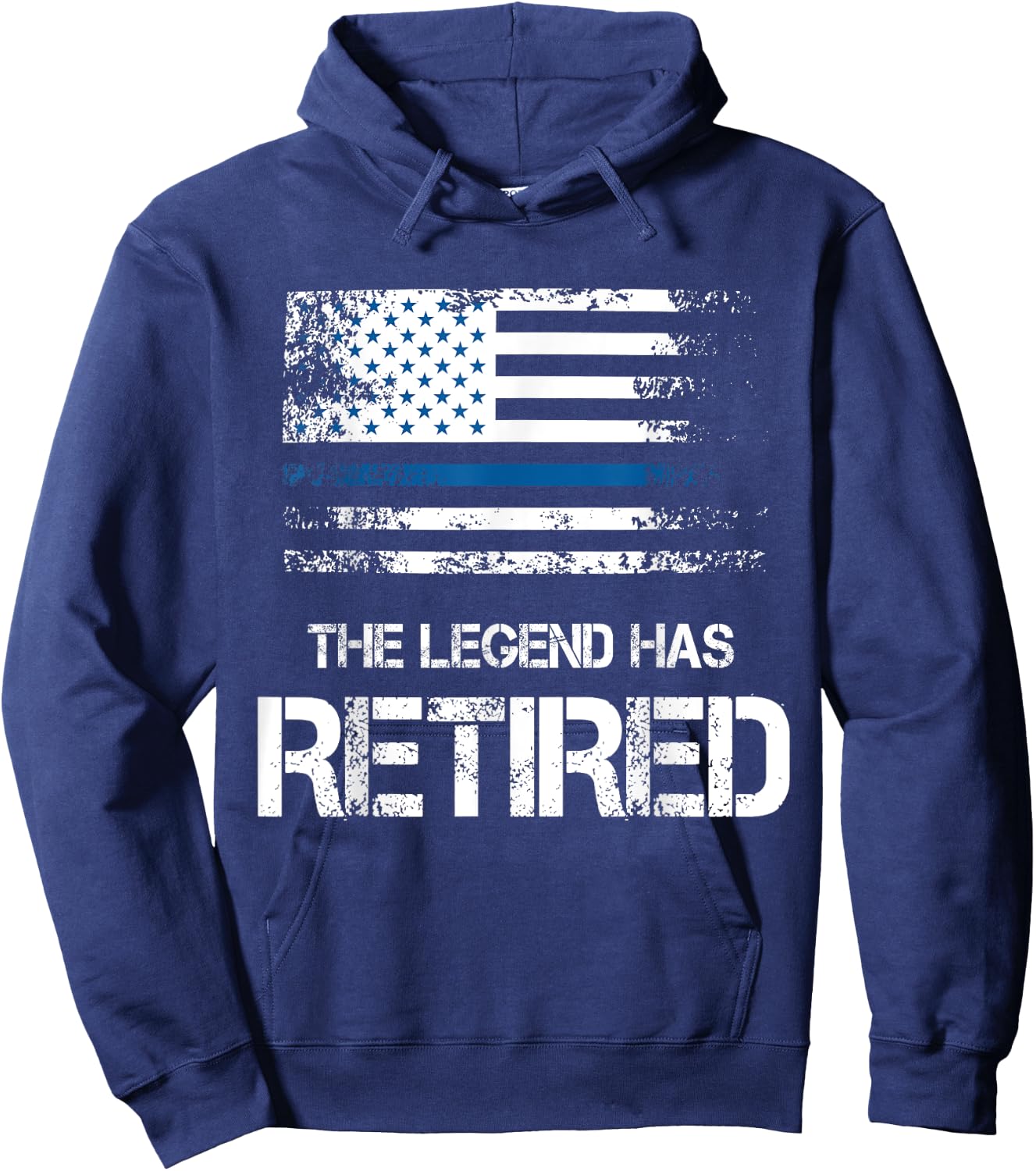 The Legend Has Retired Shirt Police Officer Retirement Gift Hoodie - Hoodie | Navy