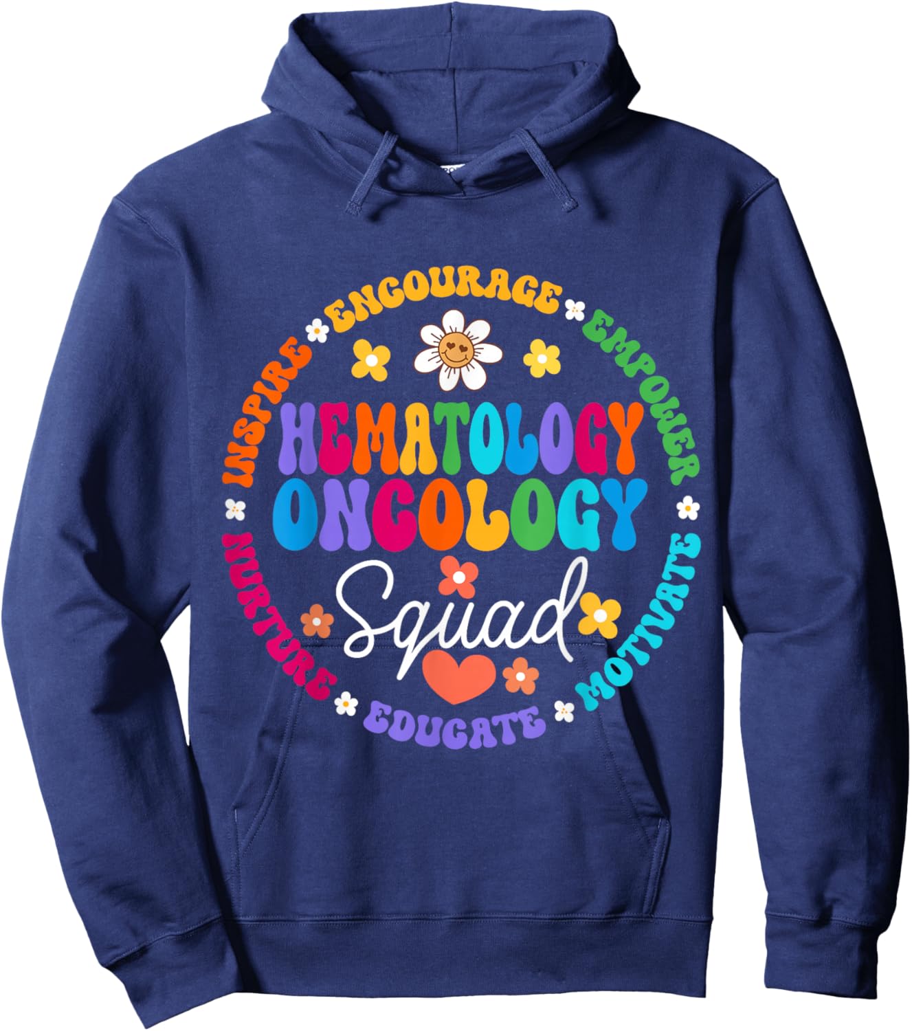 Oncology Hematology Nurse Squad Pediatric Hem/Onc Doctor Hoodie - Hoodie | Navy