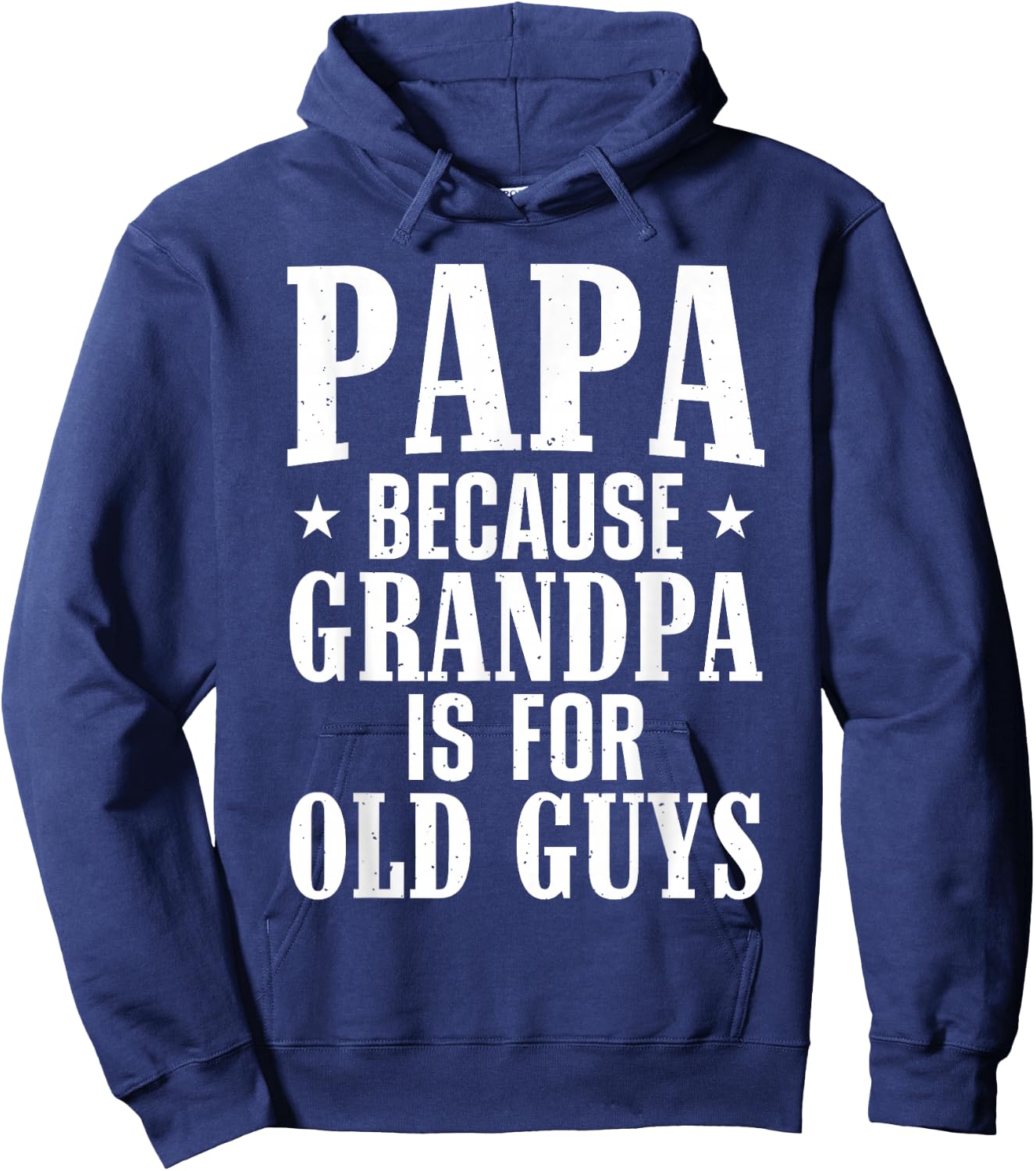 Papa Gift From Grandchildren Accessories & Stuff Papa Men Grandpa From Grandkids Papa Hoodie - Hoodie | Navy
