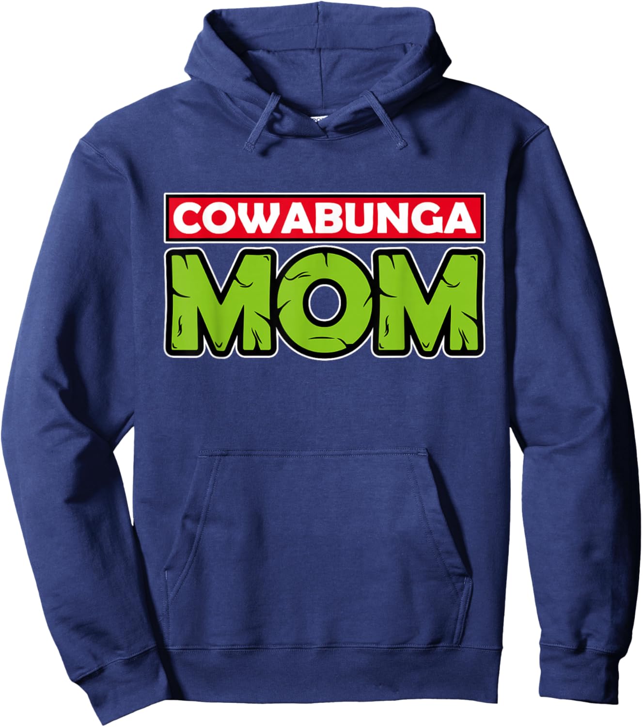 Cowabunga Mom Mother's Day Hoodie - Hoodie | Navy