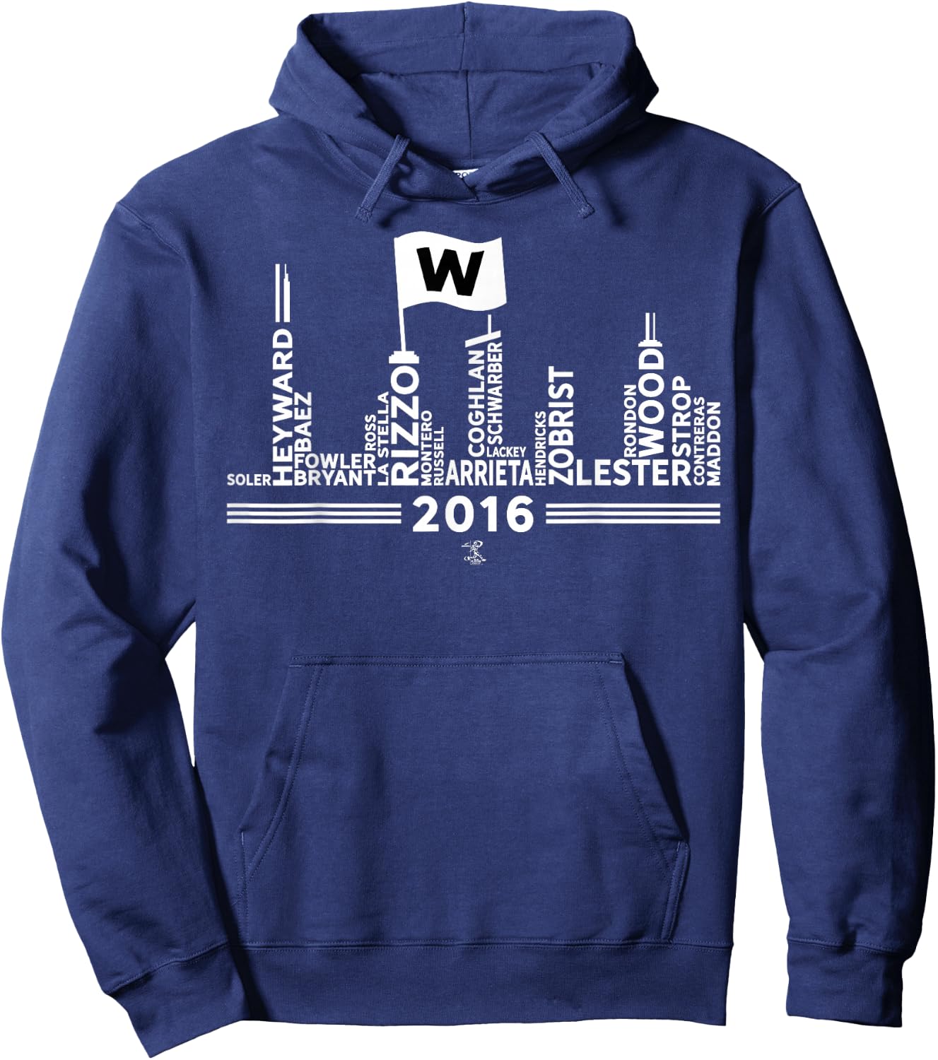2019 Anthony Rizzo Skyline - Apparel Hoodie - Hoodie | Navy