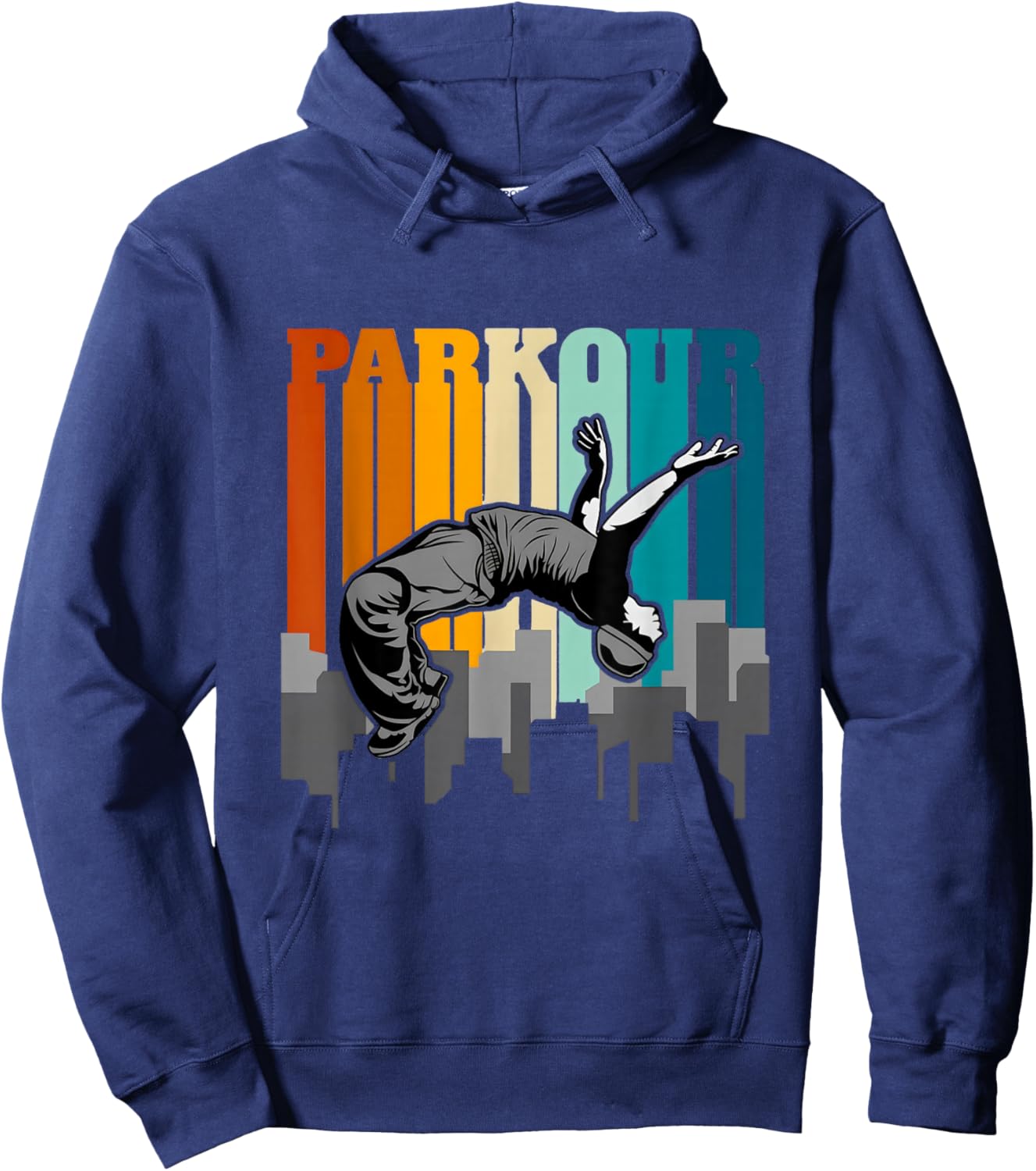 Parkour shirt for boys, parkour for kids, parkour for girls Hoodie - Hoodie | Navy