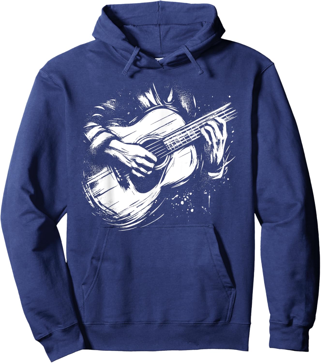 Hand Playing Guitar Guitarist Music Art Hoodie - Hoodie | Navy