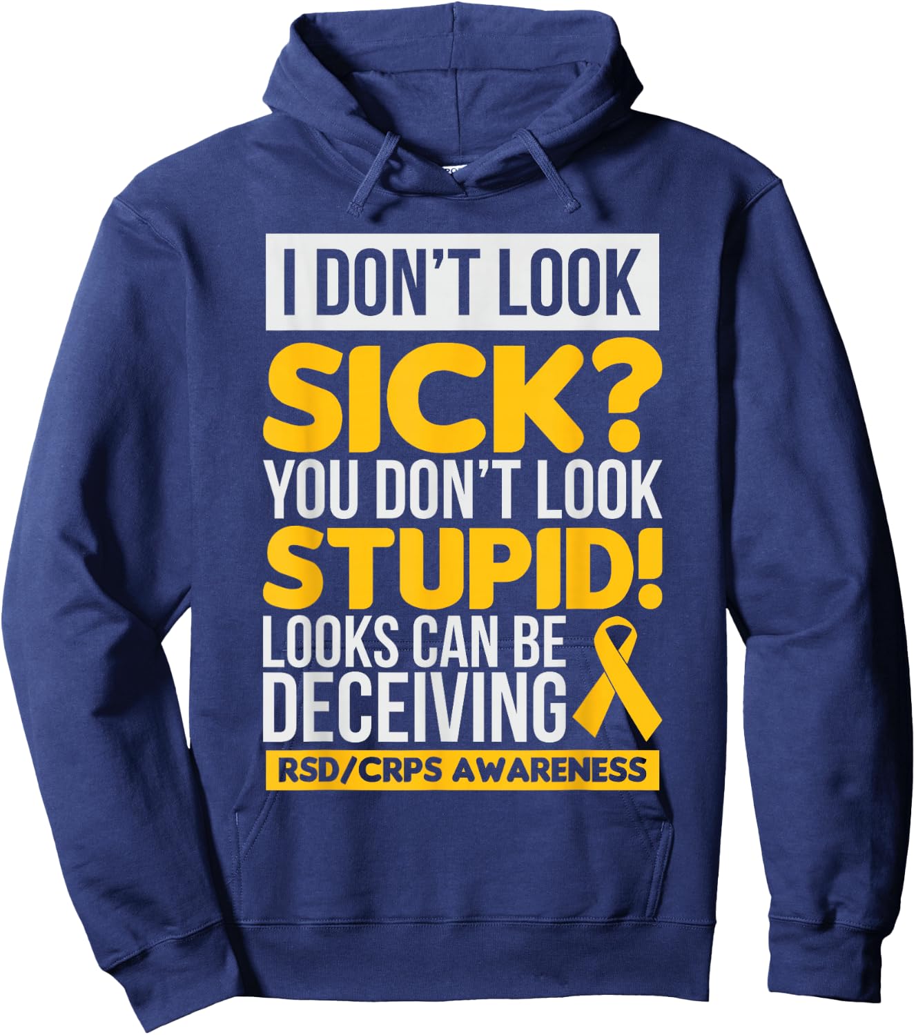 RSD Awareness Shirt CRPS Awareness Gift Hoodie - Hoodie | Navy