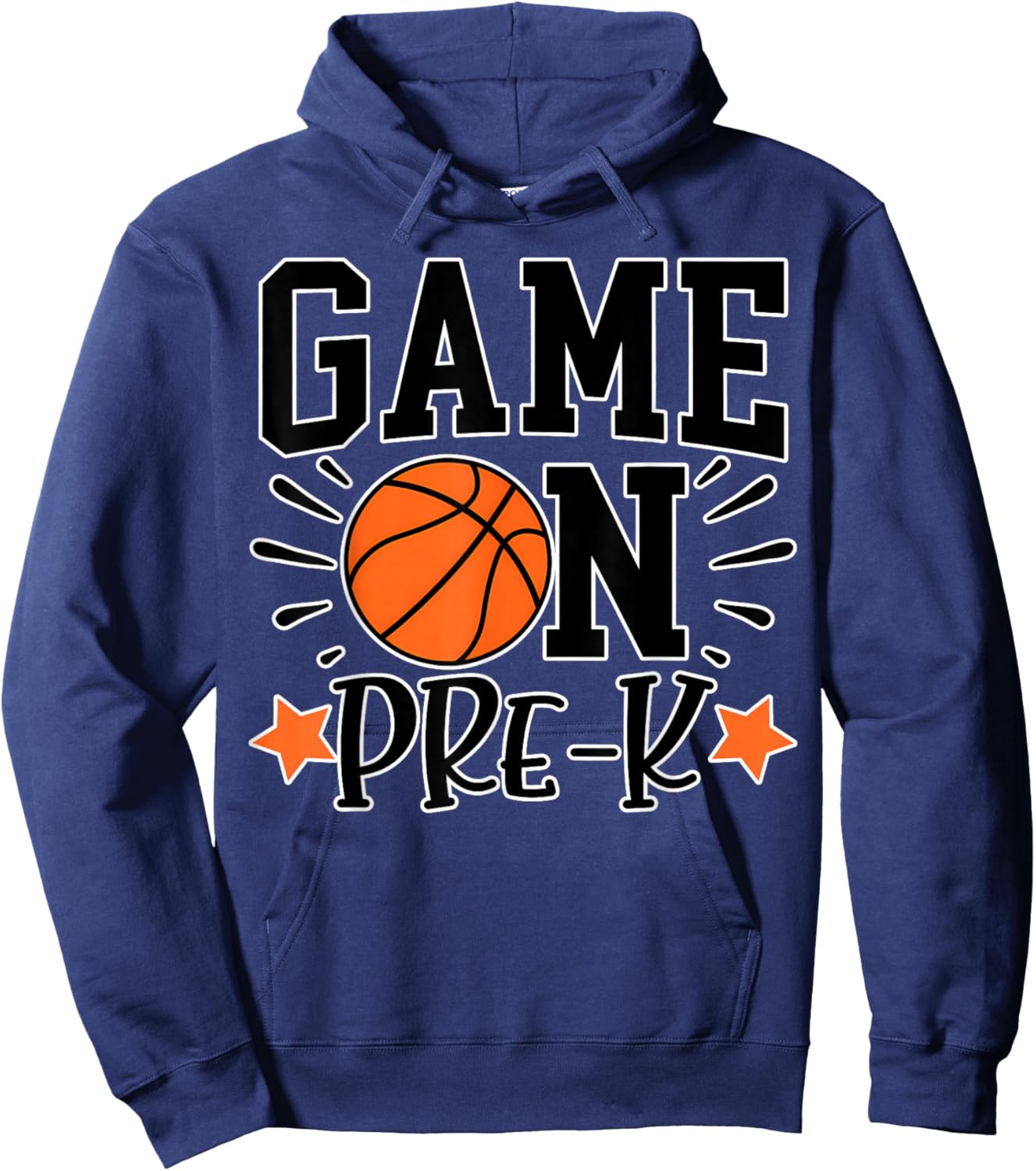 Funny Game On Pre-K Kids Basketball Preschool Sports Hoodie - Hoodie | Navy