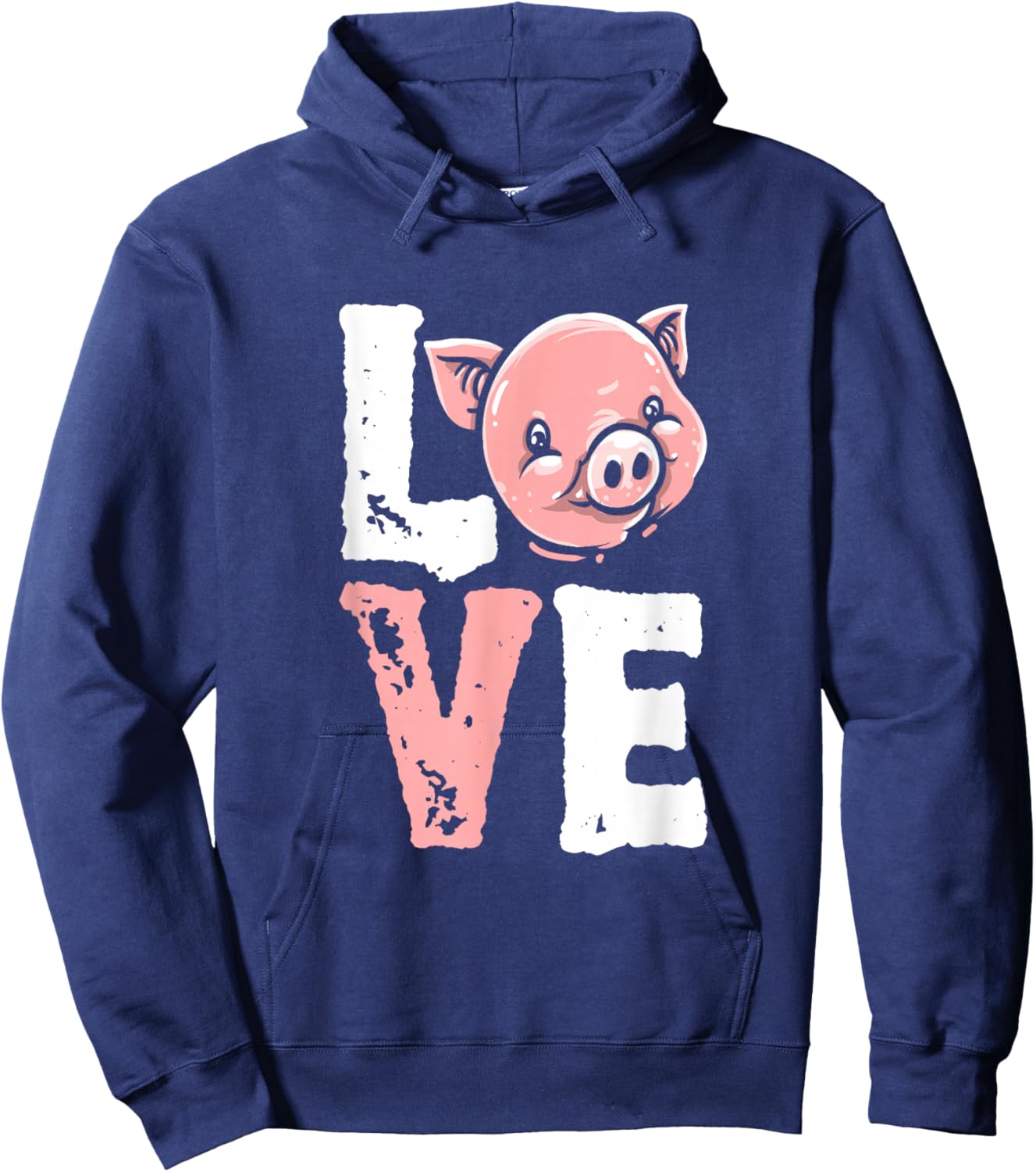 Pig Farm - Animal Piglet Farming Farmer Love Pig Hoodie - Hoodie | Navy