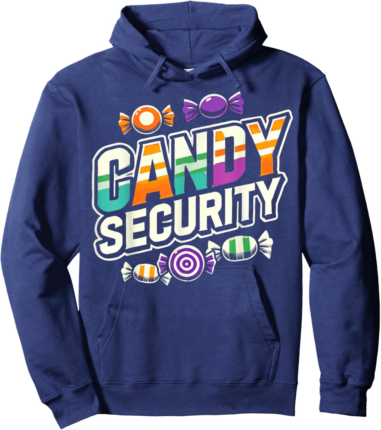 Candy Security Candyland Halloween Costume Kids Teens Adult Hoodie - Hoodie | Navy