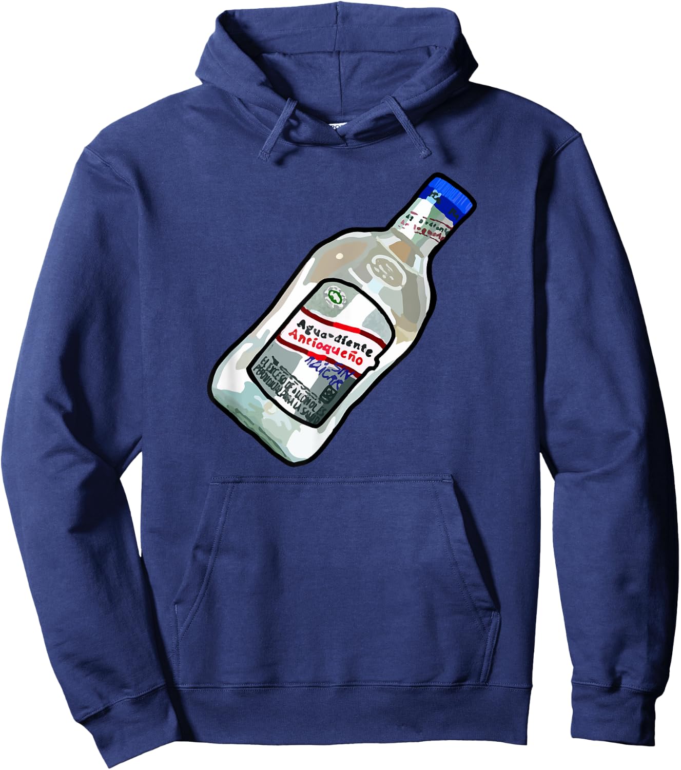 Parcero Aguardiente Decolombia From Colombia Parceros Hoodie - Hoodie | Navy
