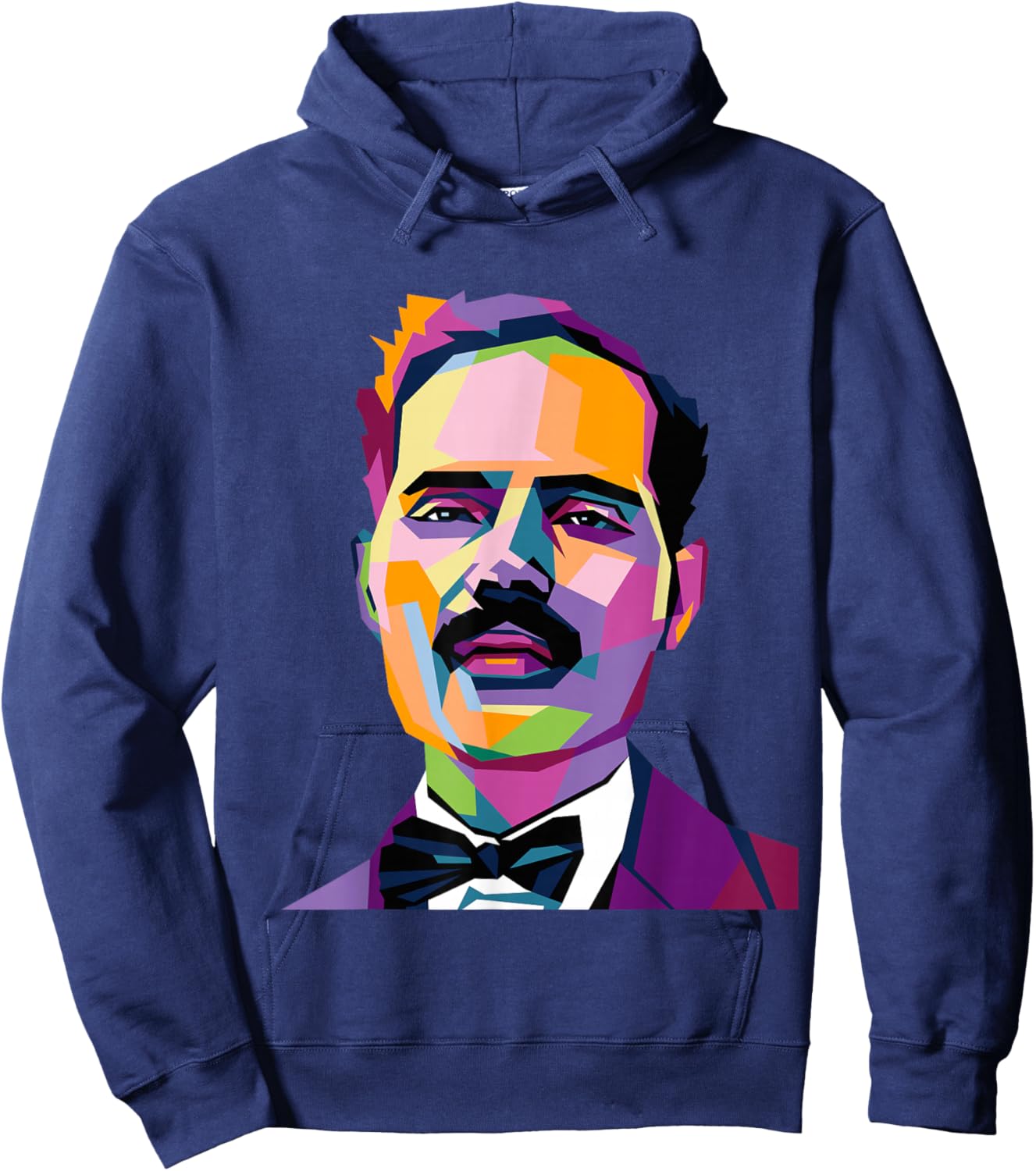 Pedro Albizu Campos Puerto Rico History Resiste Pop Art Hoodie - Hoodie | Navy