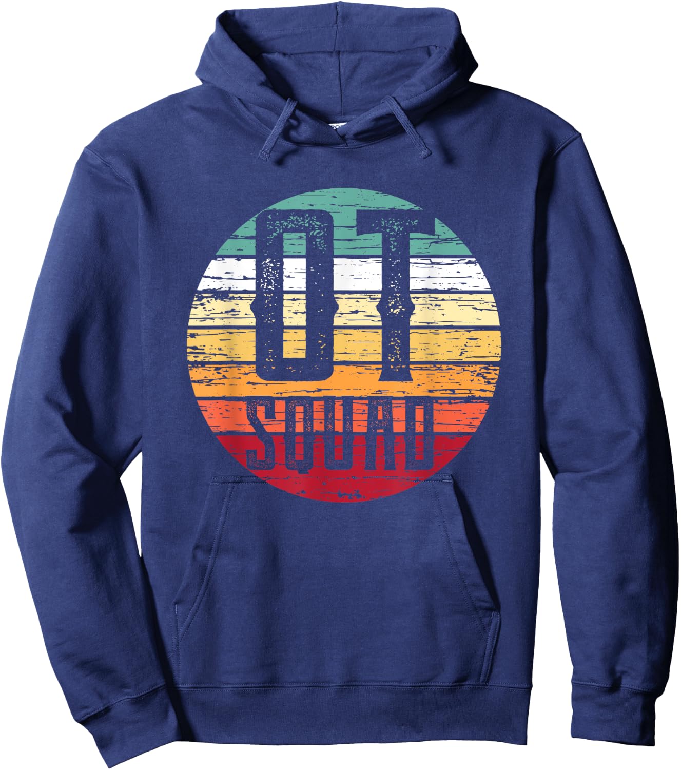 Retro OT Squad Shirt Cute Occupational Therapy Gift Ideas Hoodie - Hoodie | Navy