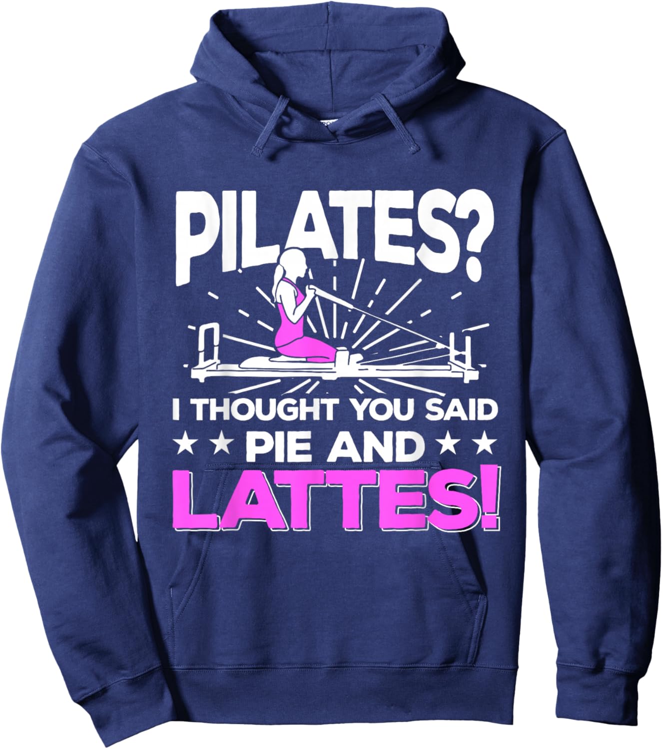 Pilates Lover Instructor Wellness Female Workout Women Hoodie - Hoodie | Navy