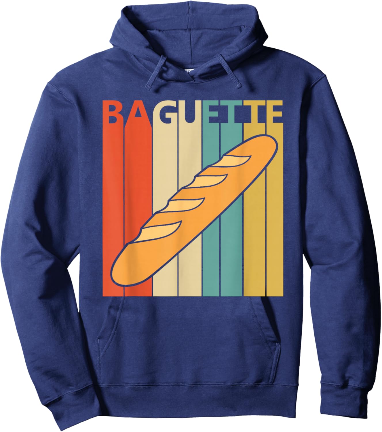 Vintage Baguette Hoodie - Hoodie | Navy